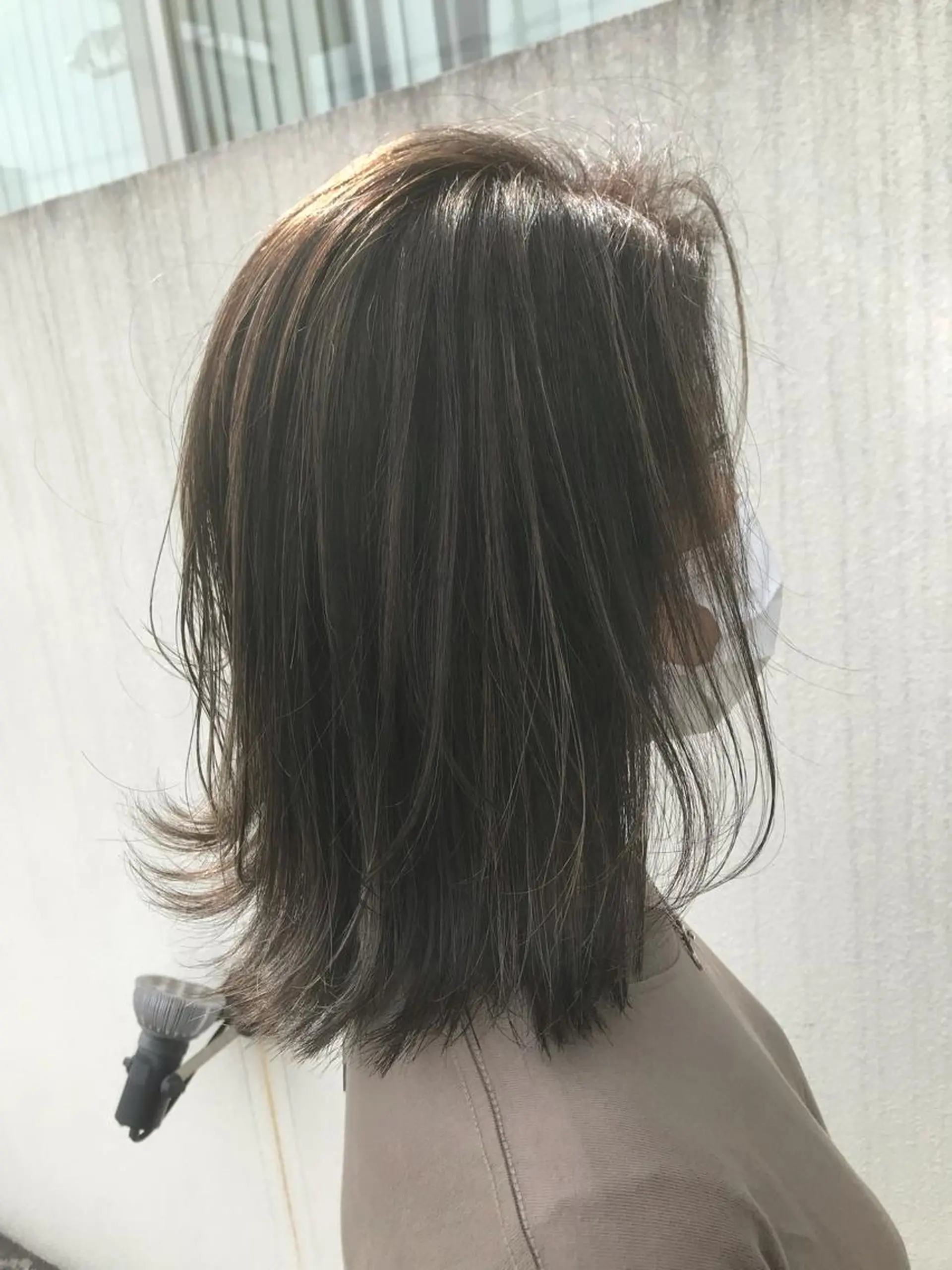 ミディアム ハイライト カット ヘアカラー addict⭐️ 江川　颯也💎のヘアスタイル