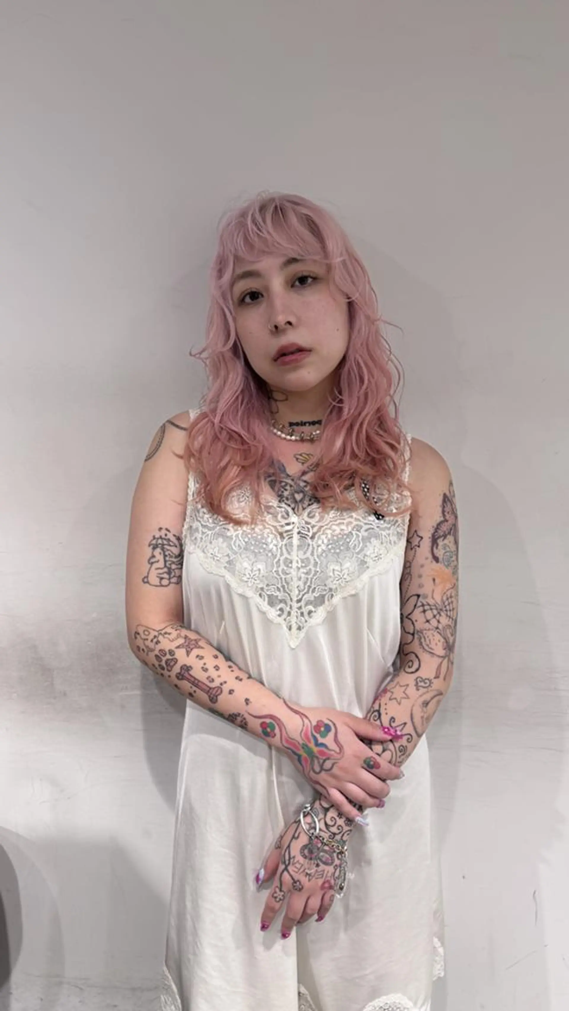 カラー セミロング ヘアカラー サイレント美容師 アイリィのヘアスタイル