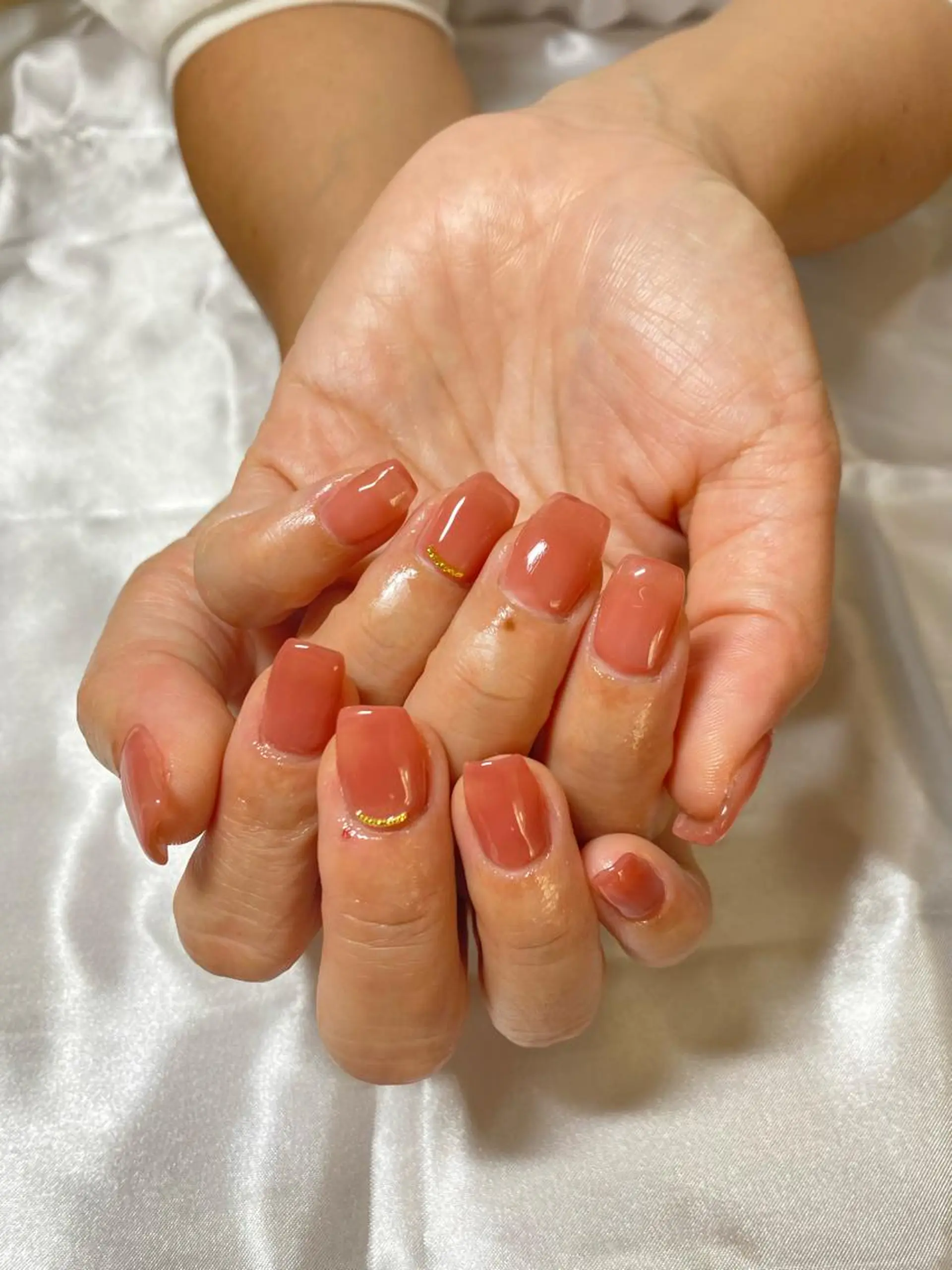 キッズ ネイル オフィスネイル シンプルネイル スクエアネイル ハンドネイル おうちネイルサロン RINAのその他イメージ