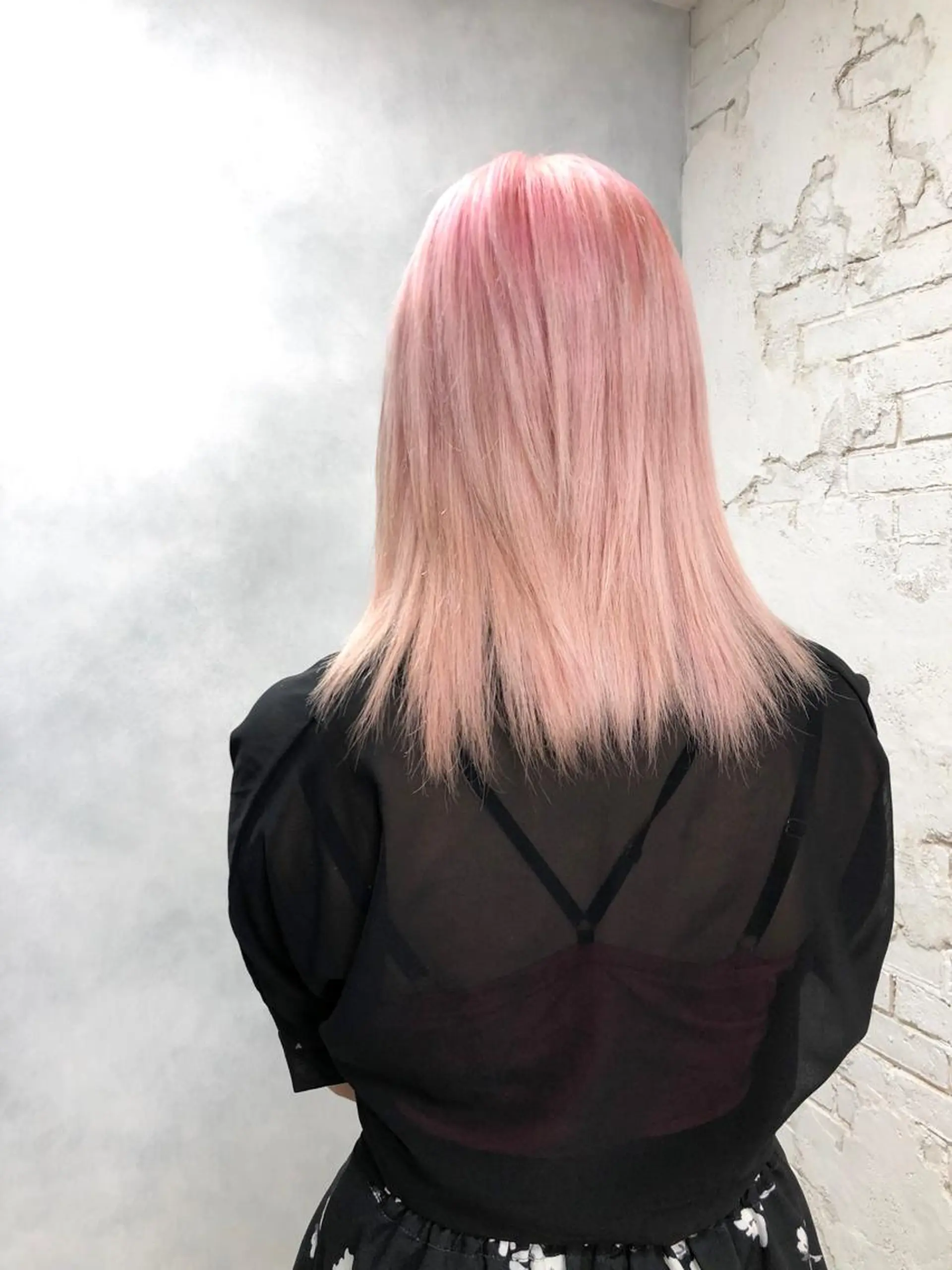 セミロング カラー バレイヤージュ ブリーチ ケアブリーチ ダブルカラー ハイライトカラー welring hair salon所属・welring hair salonのヘアスタイル