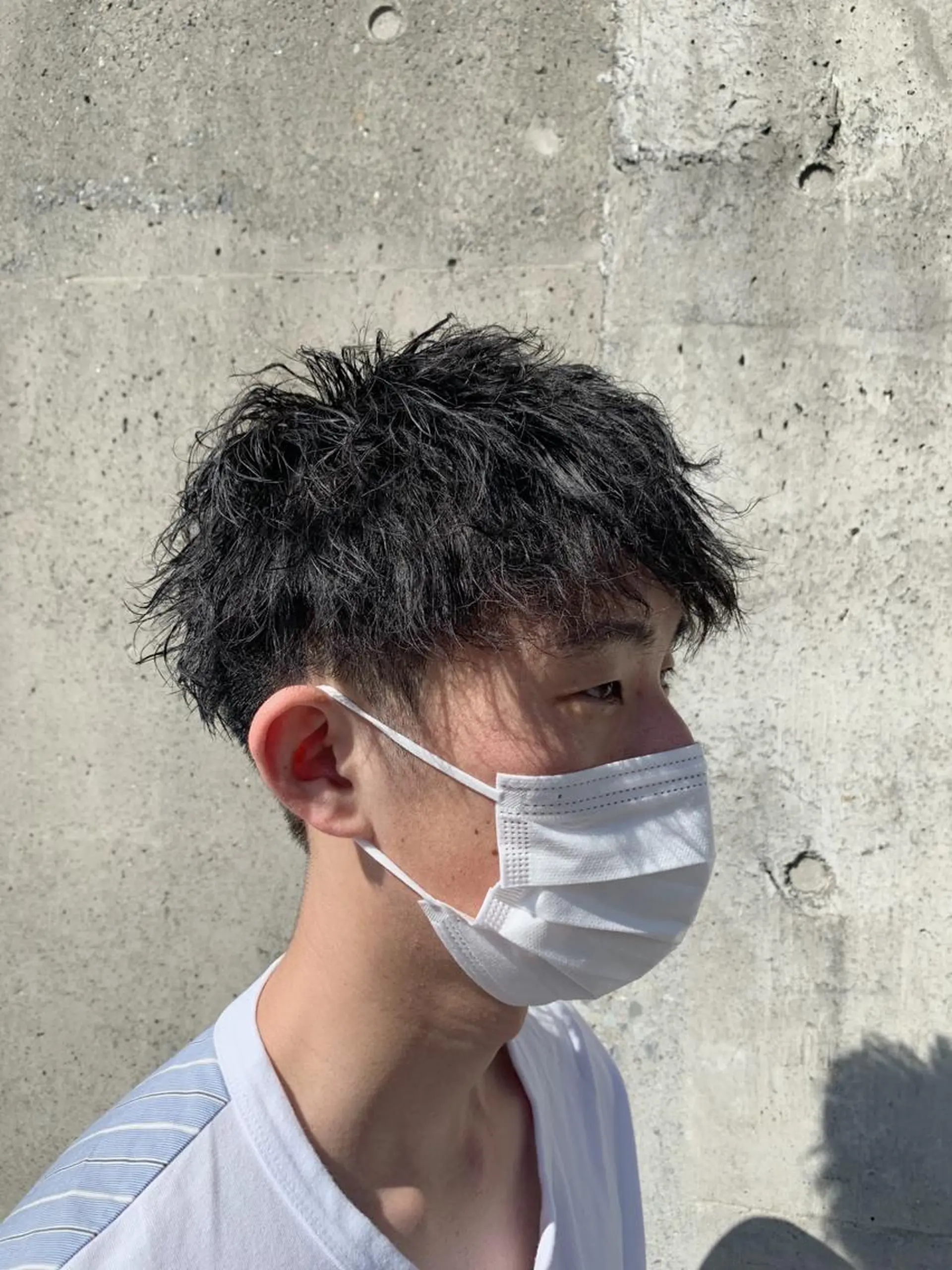 パーマ メンズ 静岡/草薙パーマ メンズバレイヤージュのヘアスタイル