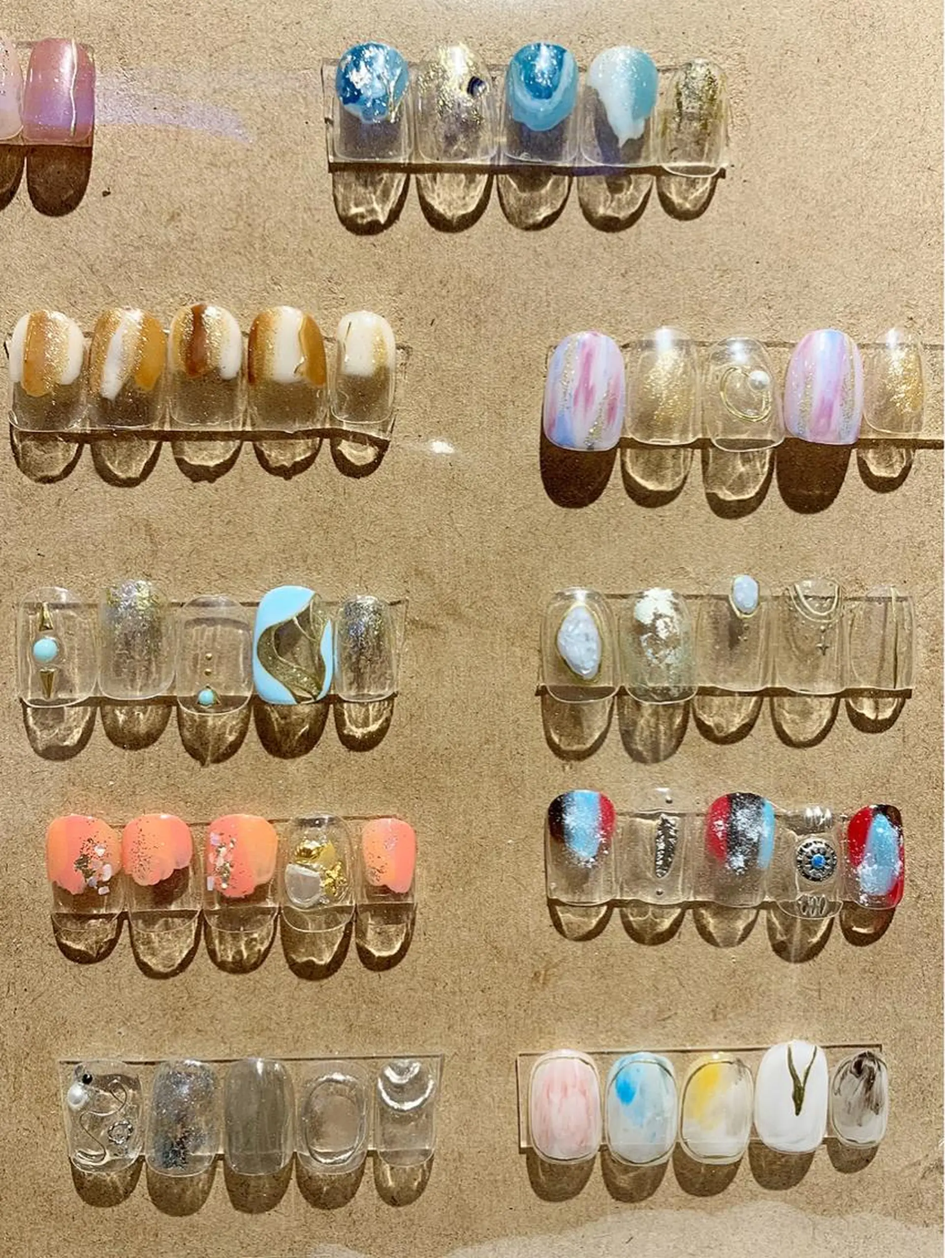 ネイル クリアネイル diar blue 湘南台店のネイルデザイン