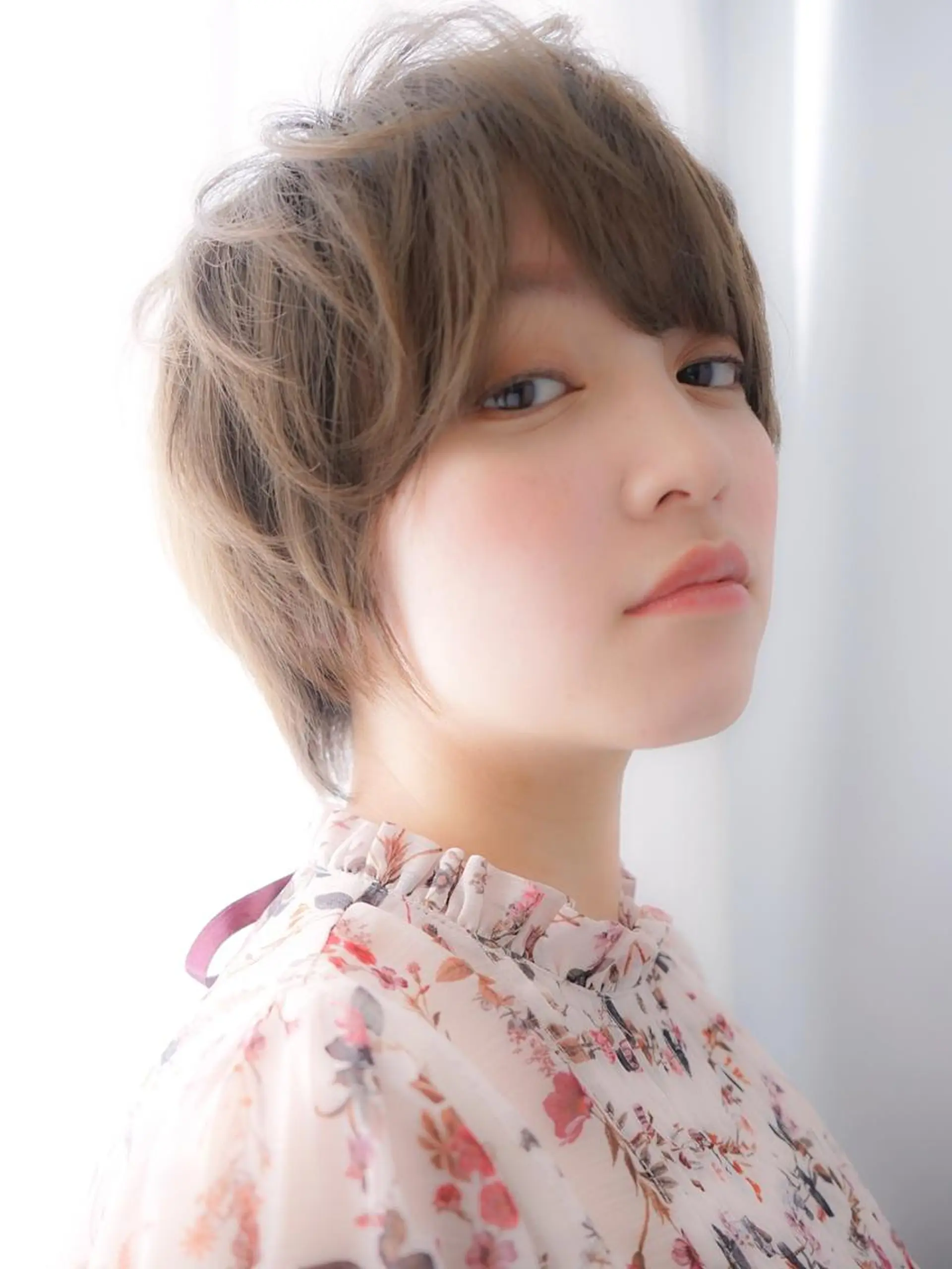 ミディアム カラー パーマ 山下 直人のヘアスタイル