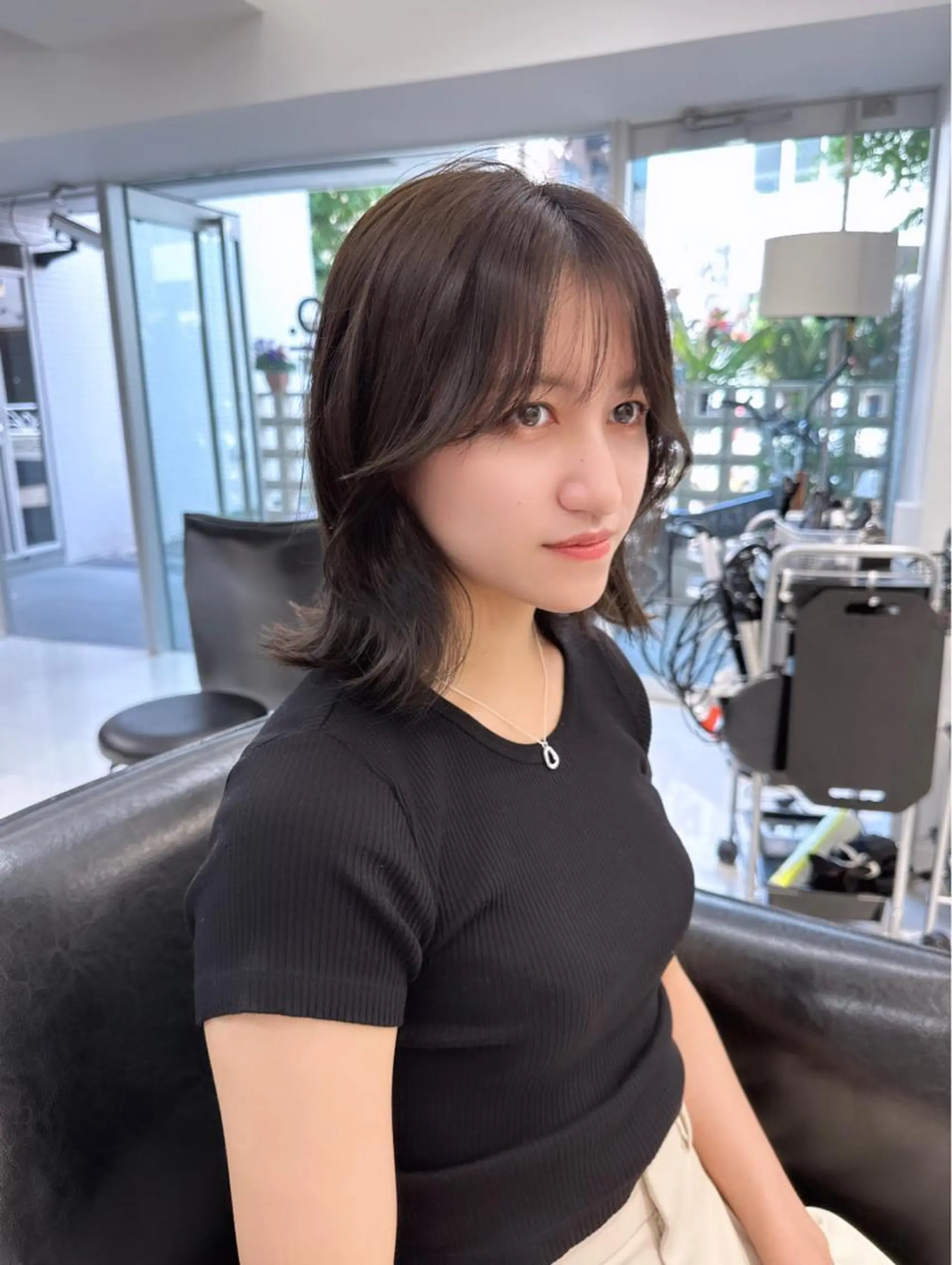 ミディアム カラー 韓国ヘア 店長NEGIのヘアスタイル