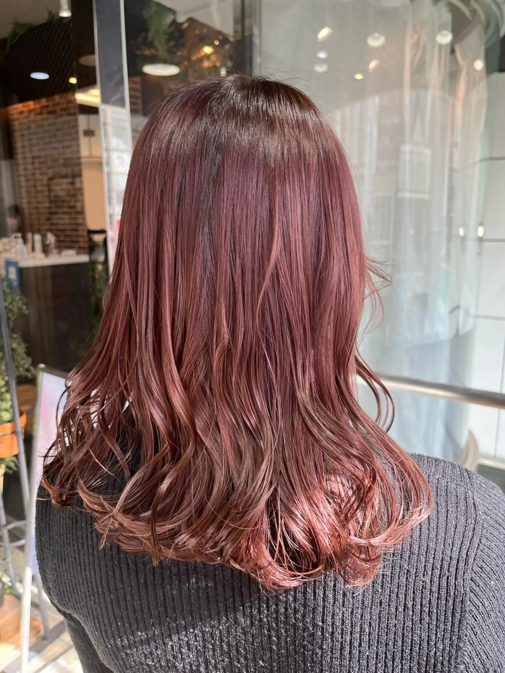 ミディアム カラー 💖デザインカラー/ タダ ハナカ💖のヘアスタイル