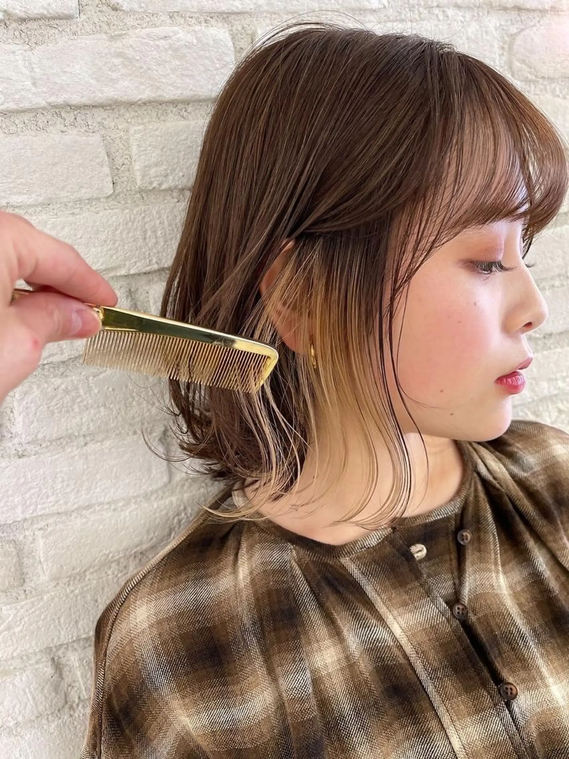 ロング カラー ヘアカラー トリートメント 🍀小川大輔🍀 ボブ/ブリーチ🥇のヘアスタイル