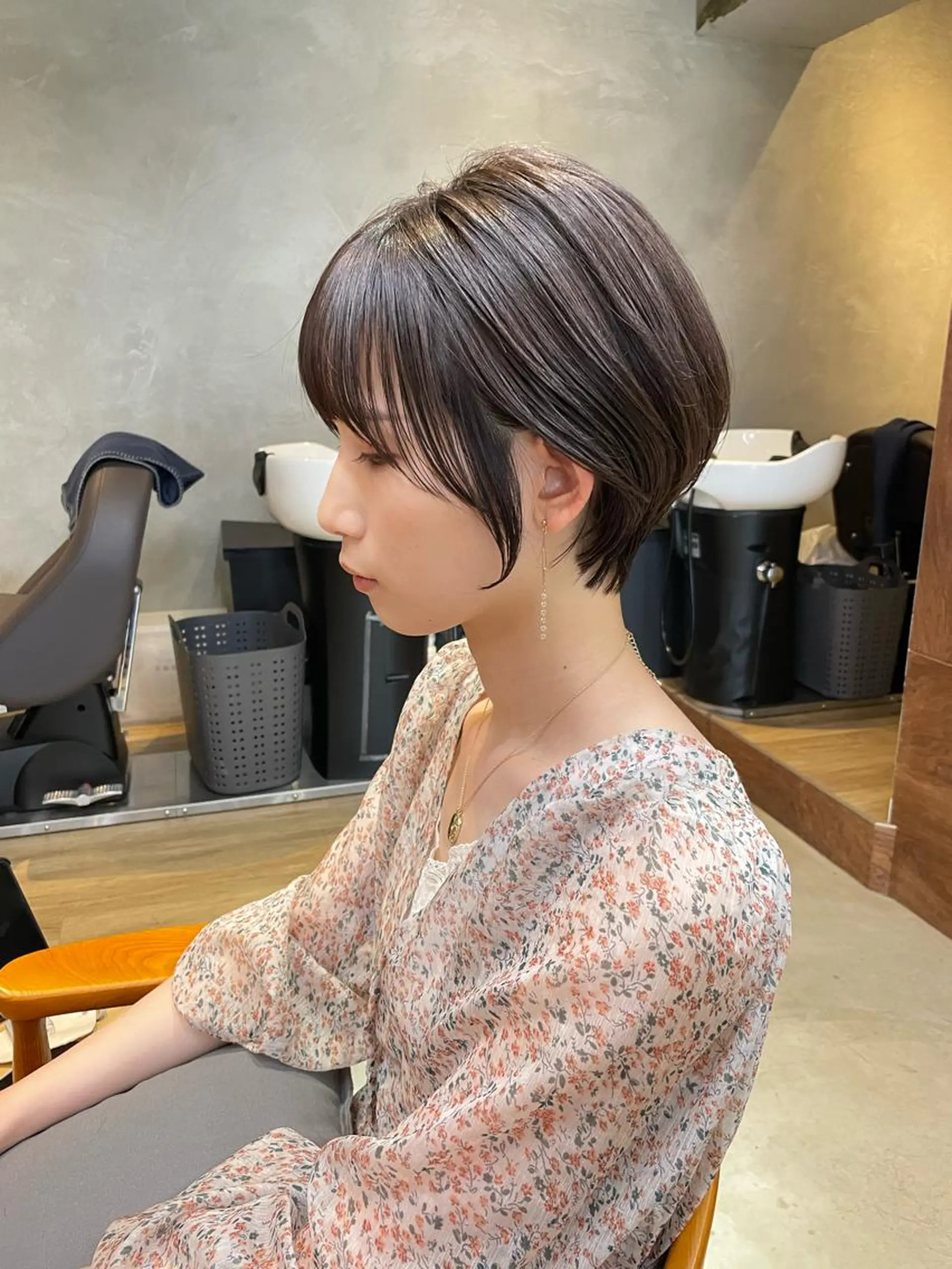 ショート カラー カット ヘアカラー トリートメント LiLi吉祥寺所属・【まとまるショート 髪質改善】今井隆太のヘアスタイル