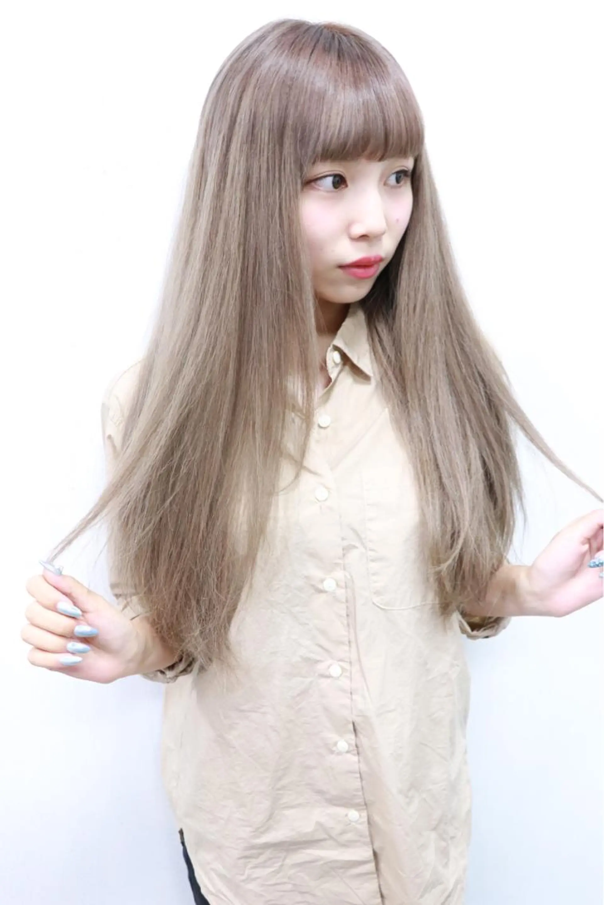 ロング カラー ヘアアレンジ シールエクステ エクステ エクステの神様 ▫️原島ユウヤ▫️のヘアスタイル