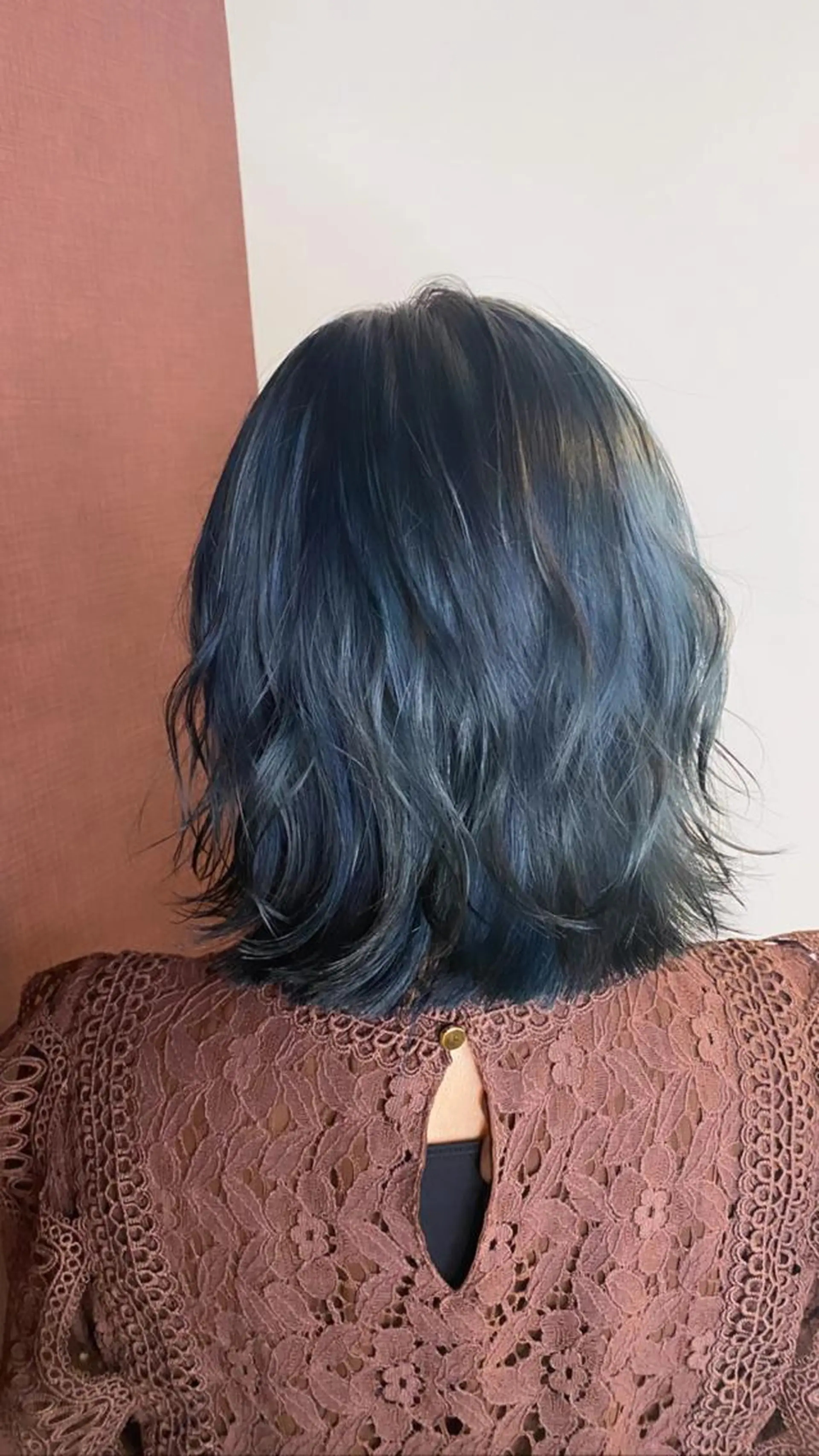 ショート カラー ヘアアレンジ ブルーカラー アイラッシュ/美容室 個室/瀬戸 一菜のヘアスタイル