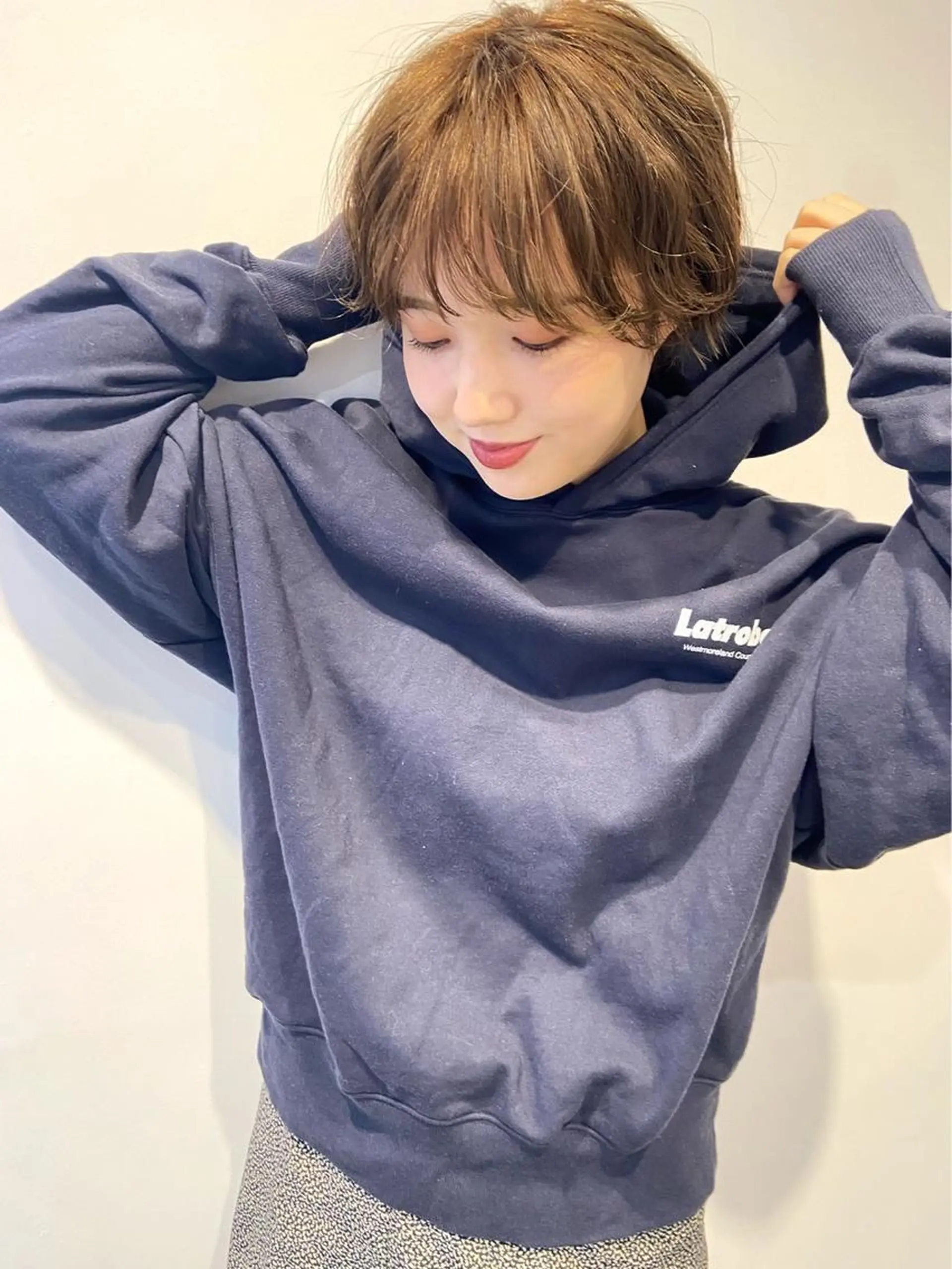 ショート ショートヘア レイヤー♡ 石川優奈のヘアスタイル
