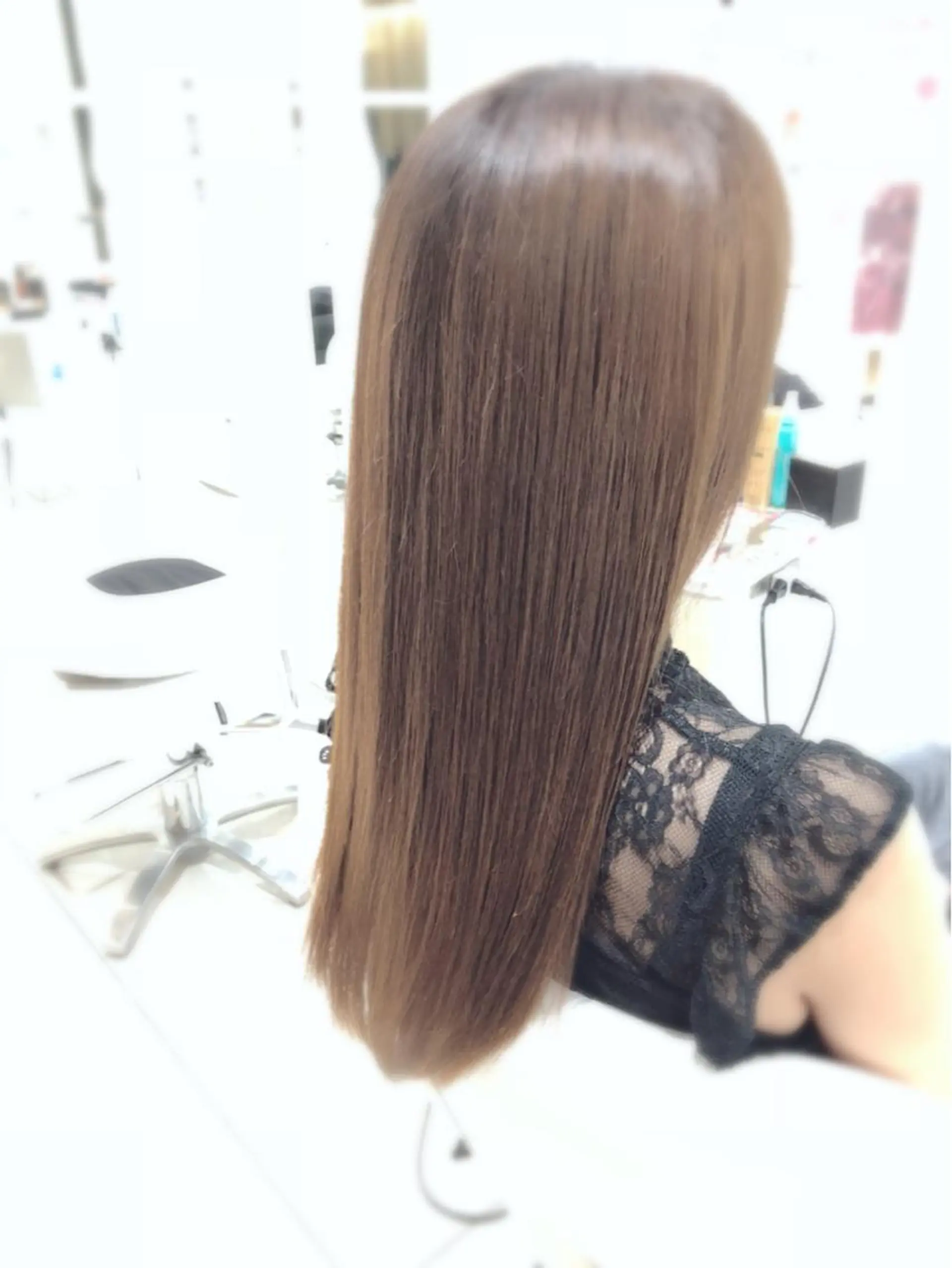セミロング カット ヘアカラー トリートメント 上田 篤史のヘアスタイル