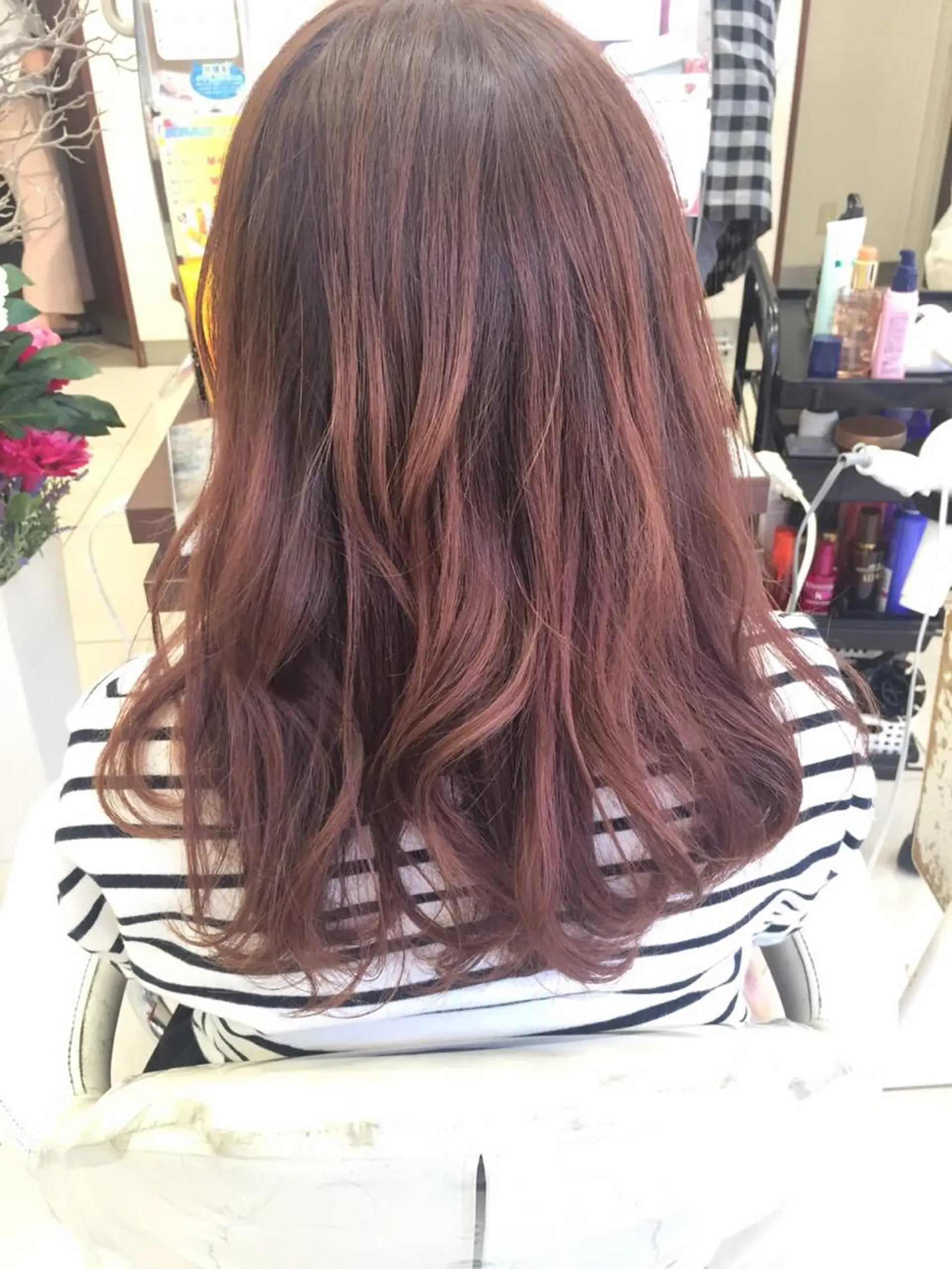 ロング カラー 清野 大のヘアスタイル