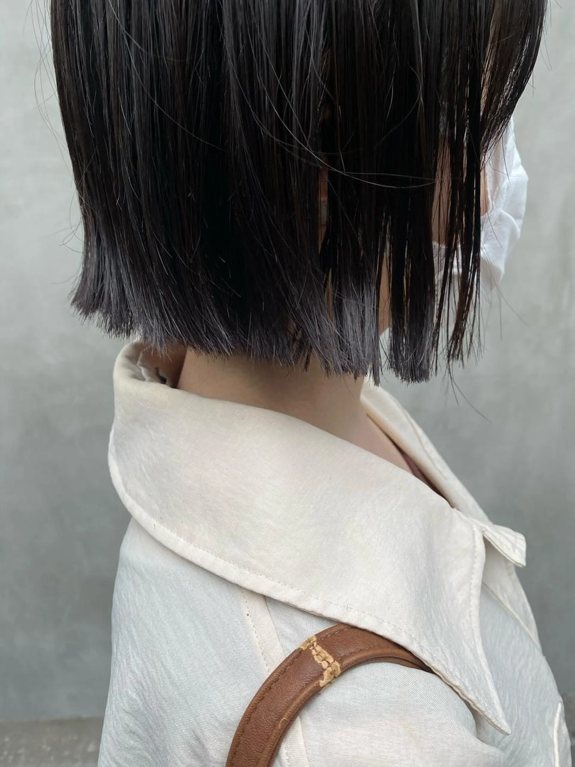 ミディアム カラー パーマ ヘアアレンジ メンズ キッズ ネイル マツエク・マツパ 切りっぱなしボブ ボブ インナーカラー/ KANAのヘアスタイル