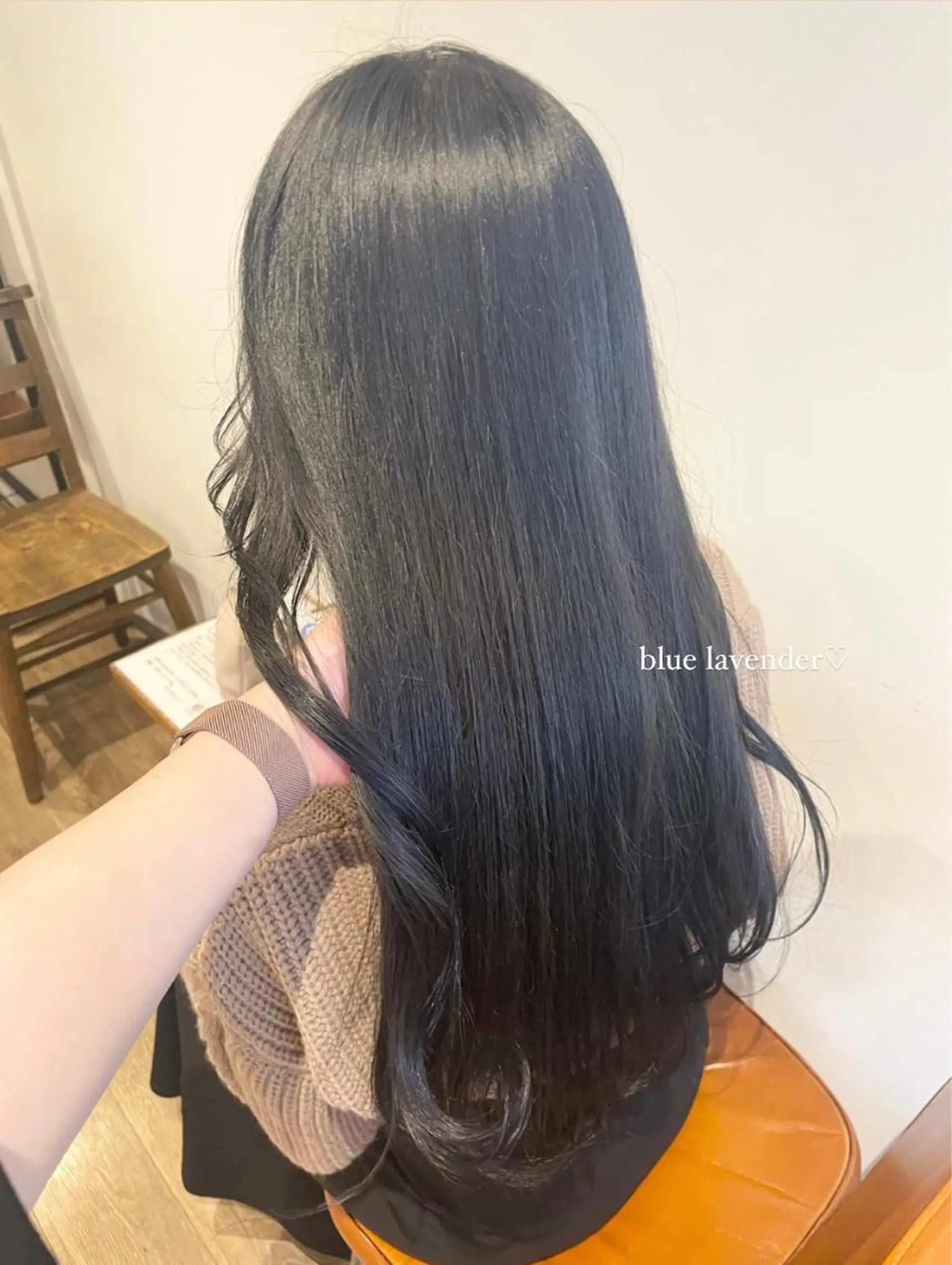 ロング カラー パーマ ヘアアレンジ キッズ ネイル マツエク・マツパ アイブロウ 透明感カラー Himawari♡ 柔らかいカラーのヘアスタイル