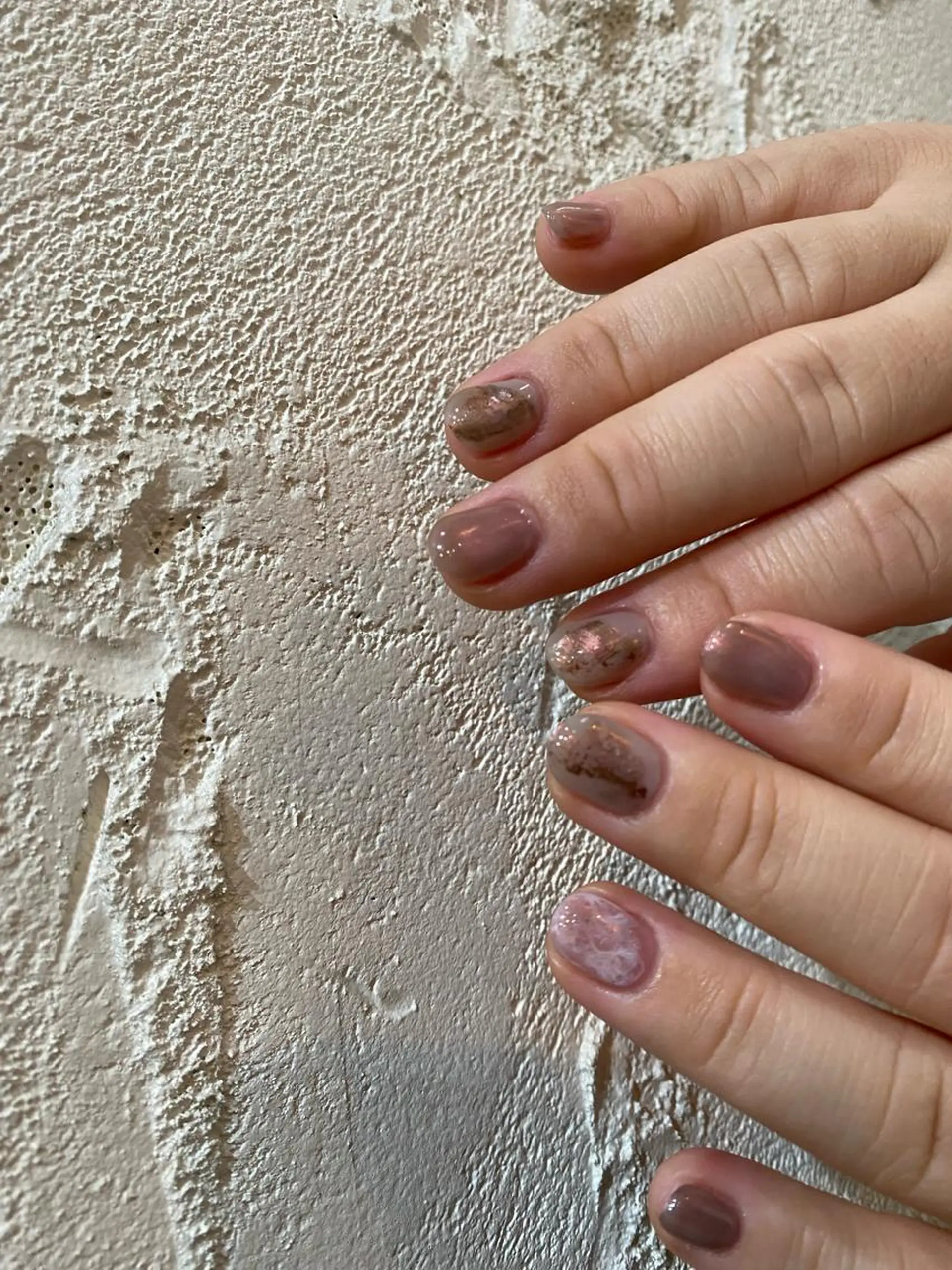 ネイル オフィスネイル ピンク ハンドネイル nable.所属・栗林 実莉のネイルデザイン