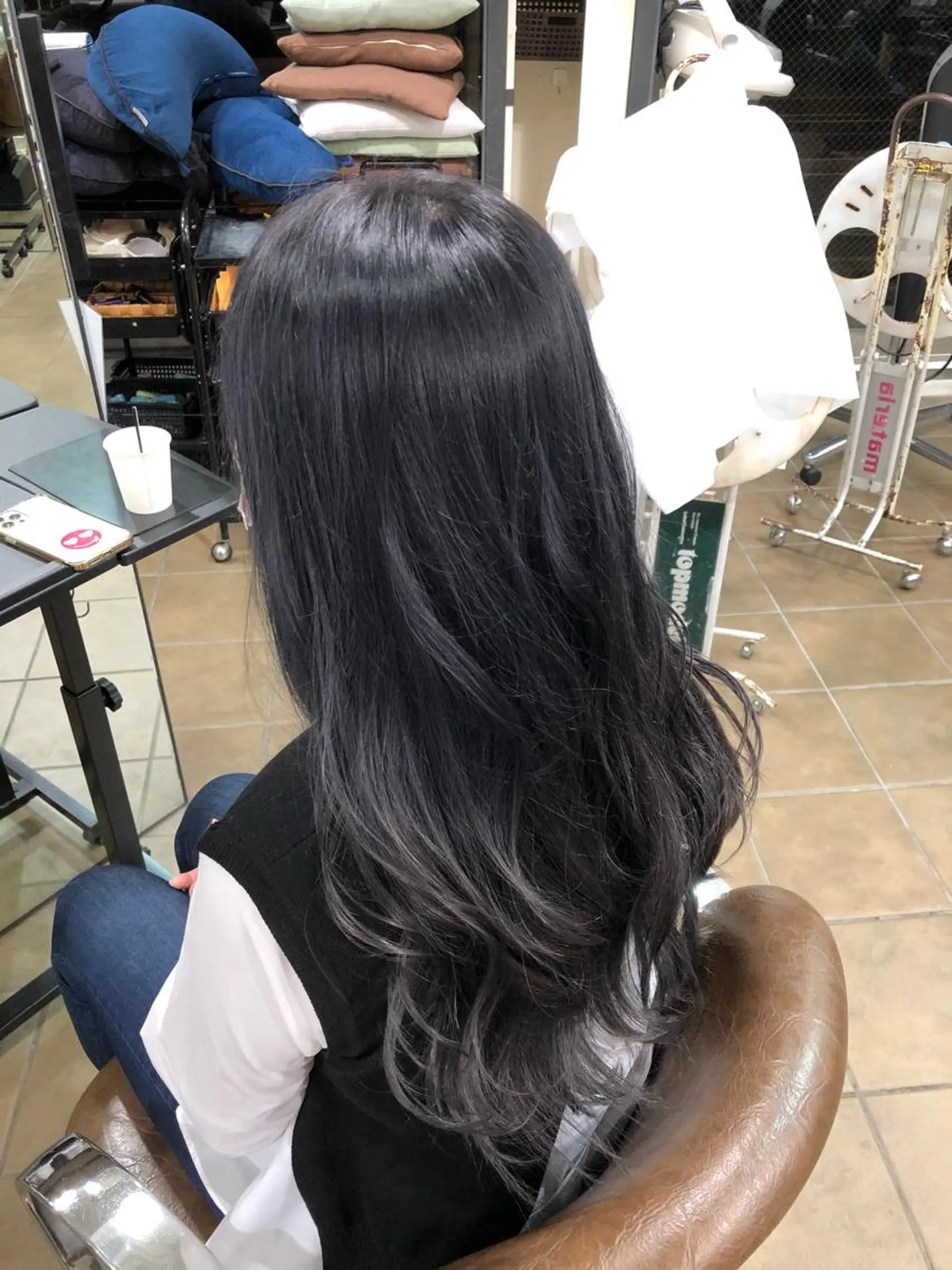 ロング カラー ヘアアレンジ 髪質改善/レイヤー 兼折楓馬のヘアスタイル