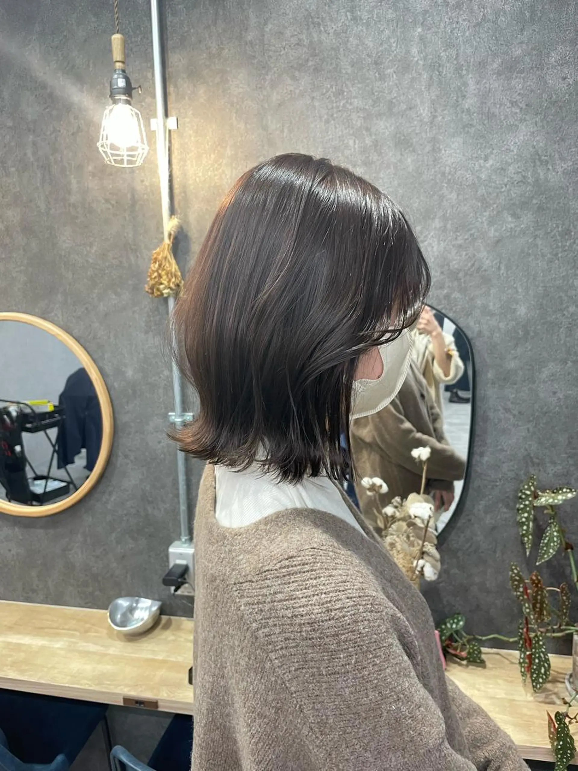 ミディアム カラー いなみね はるきのヘアスタイル
