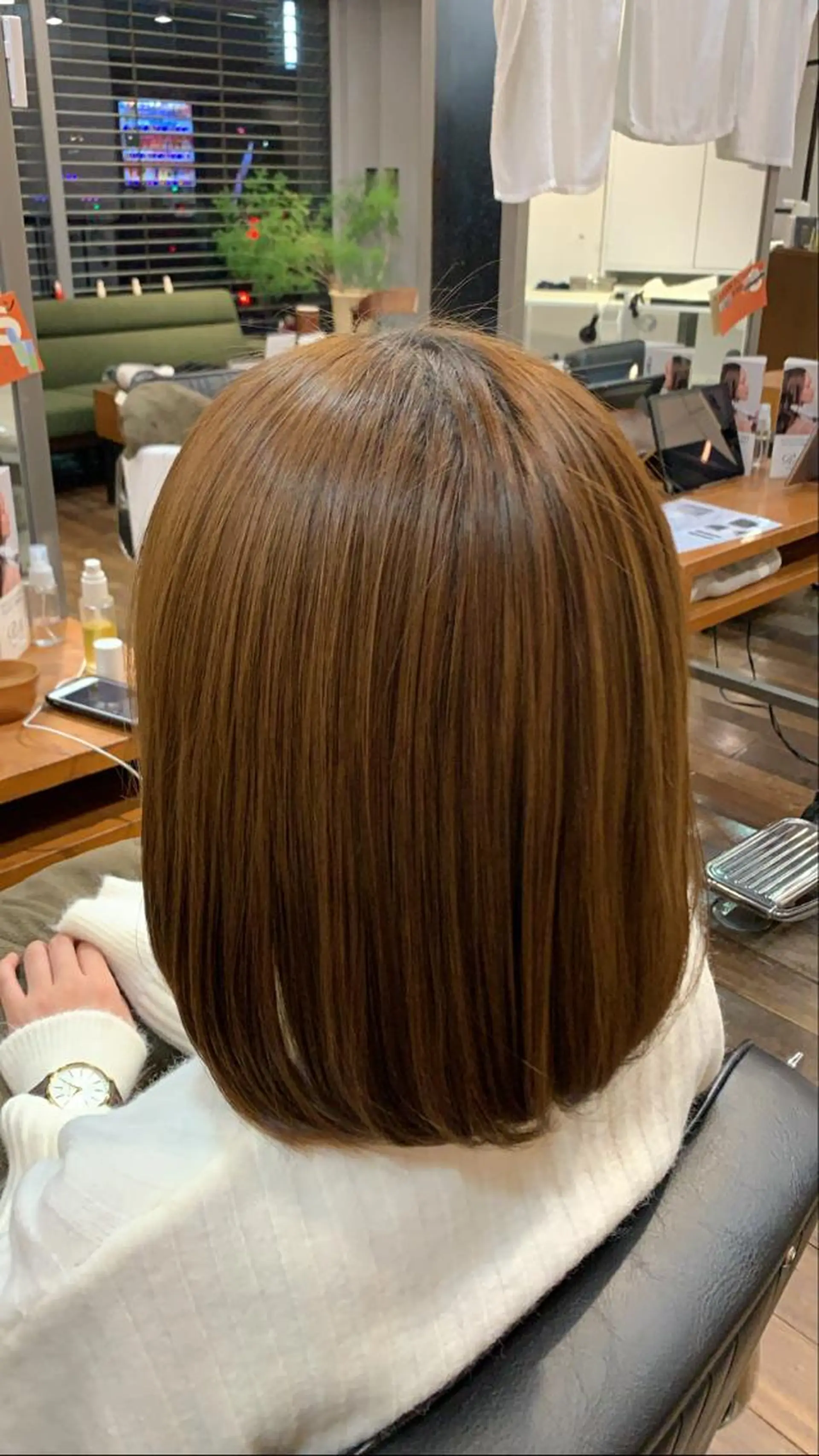 ミディアム 山梨 慶斗のヘアスタイル