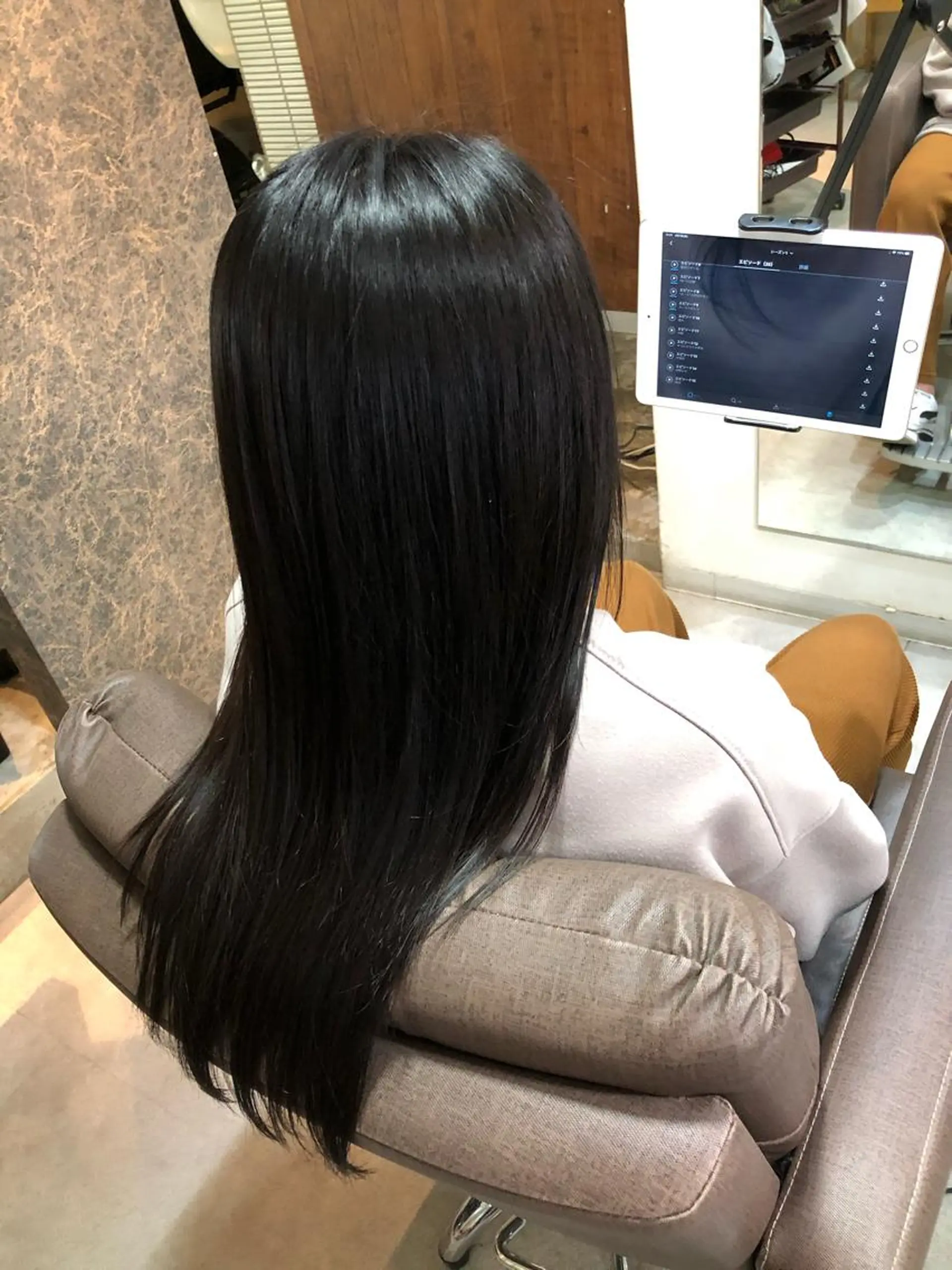 ロング 縮毛矯正 木村 幸浩のヘアスタイル