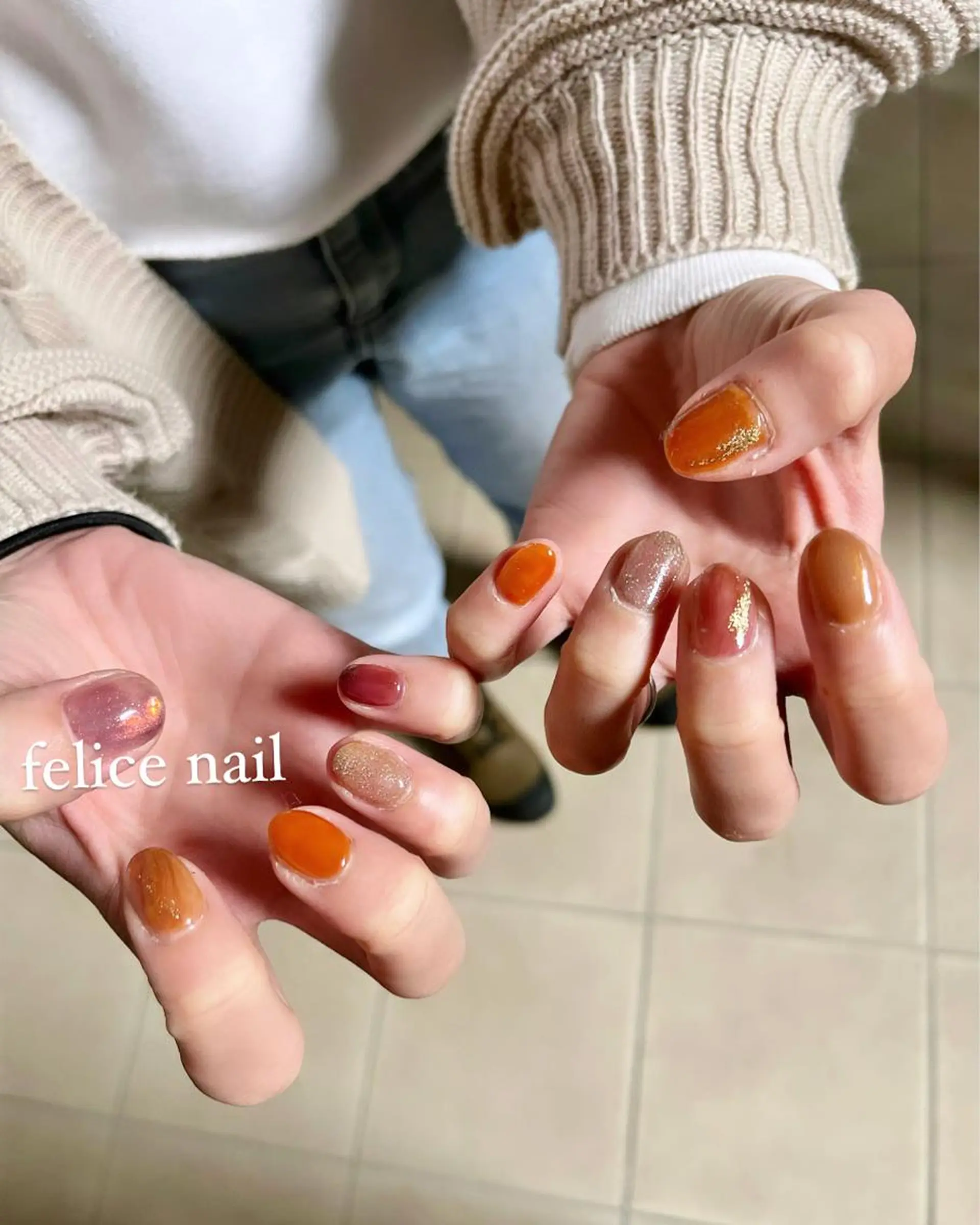 ネイル ニュアンスネイル felice nailのネイルデザイン