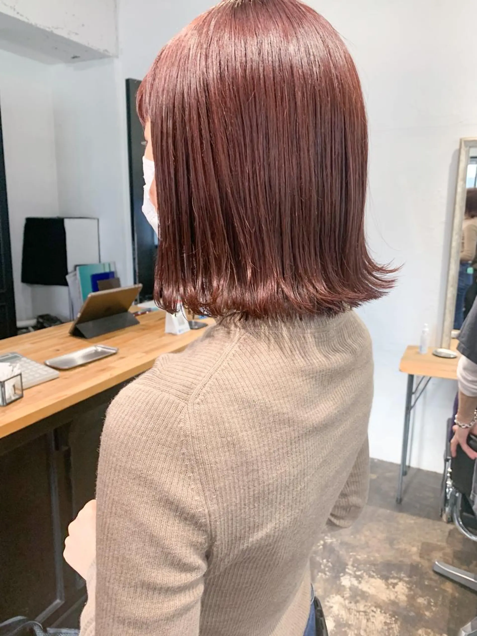 ショート カラー レッドカラー ボブ トリートメント chill所属・topstylist fukudaのその他イメージ