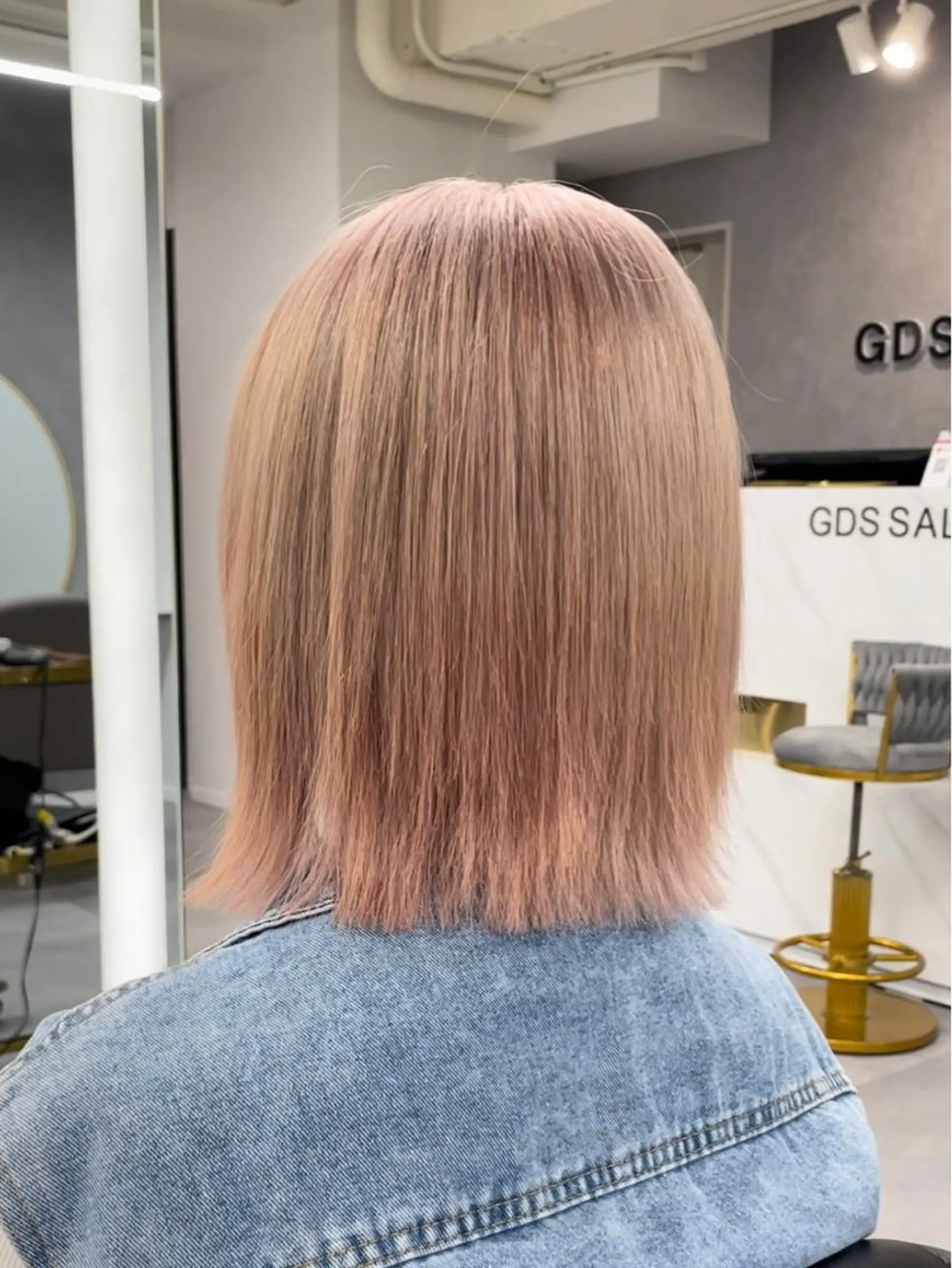 ミディアム ボブ senjyu GINZA所属・バレイヤージュ/ハイ ライト/庄司鉄平のヘアスタイル