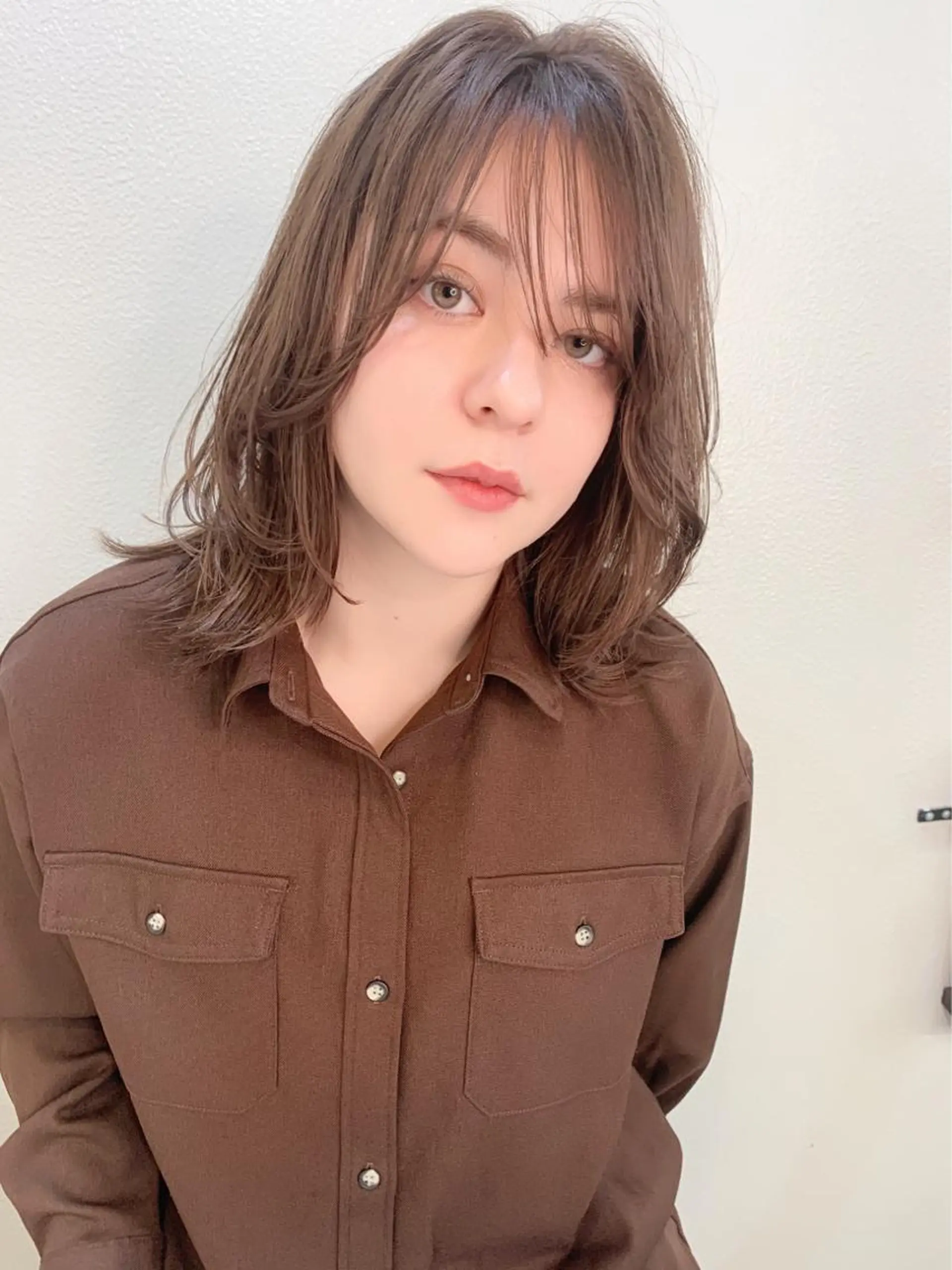 ミディアム カラー 髪質改善☆ 縮毛矯正miyuのヘアスタイル