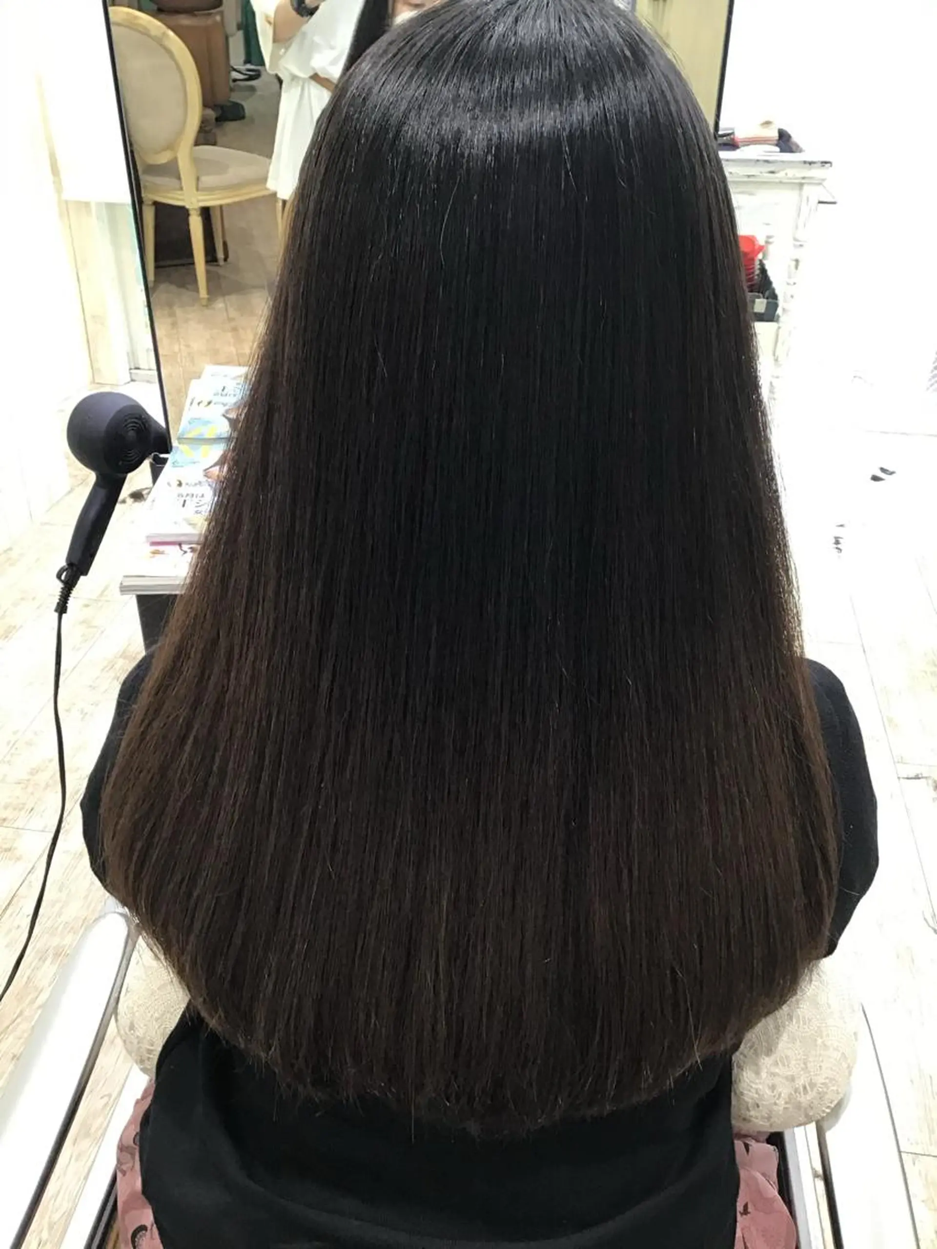 ロング カット 縮毛矯正 田中 まりなのマツエク・マツパデザイン