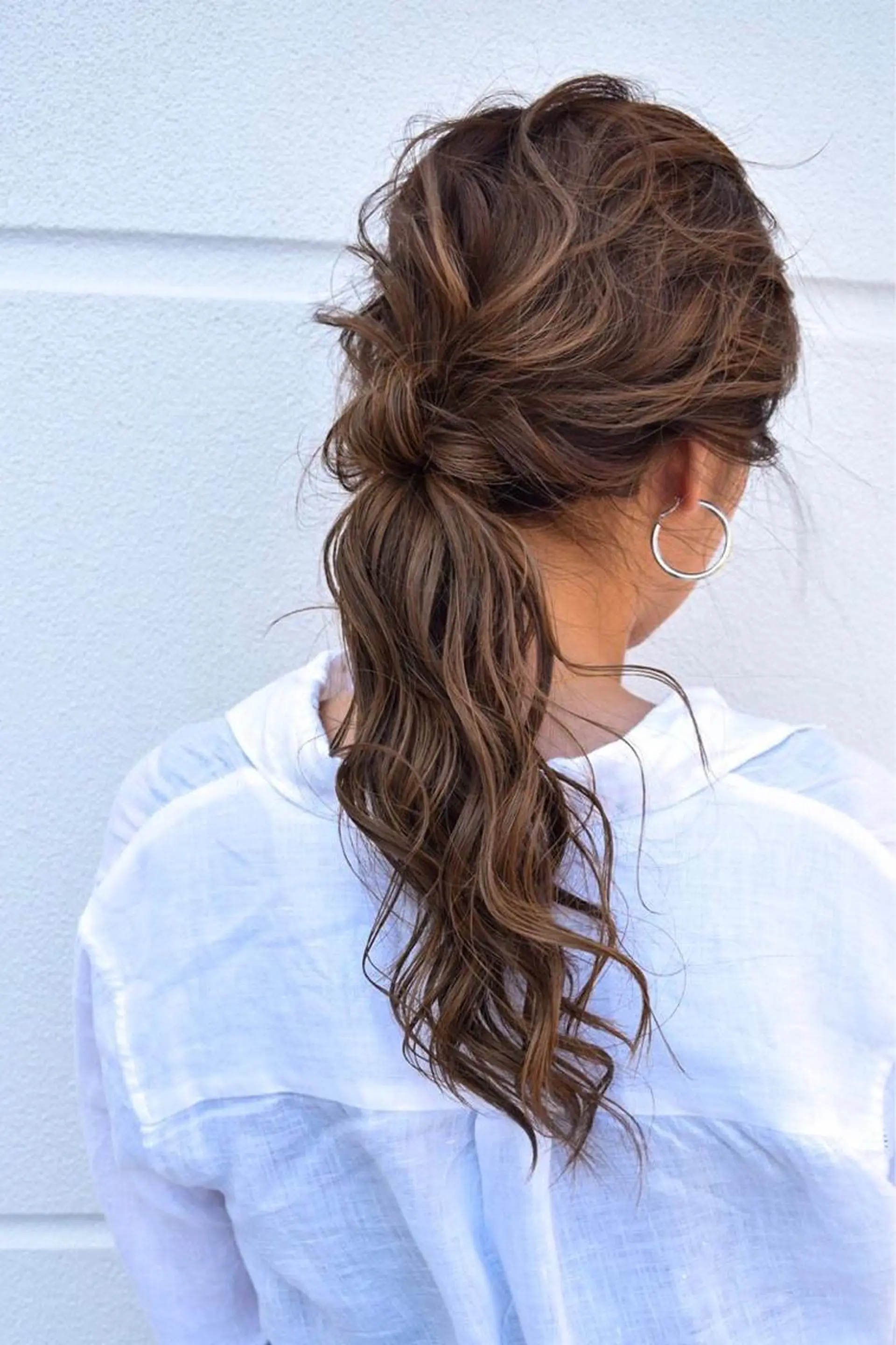 セミロング ヘアアレンジ マエダ リョウのヘアスタイル