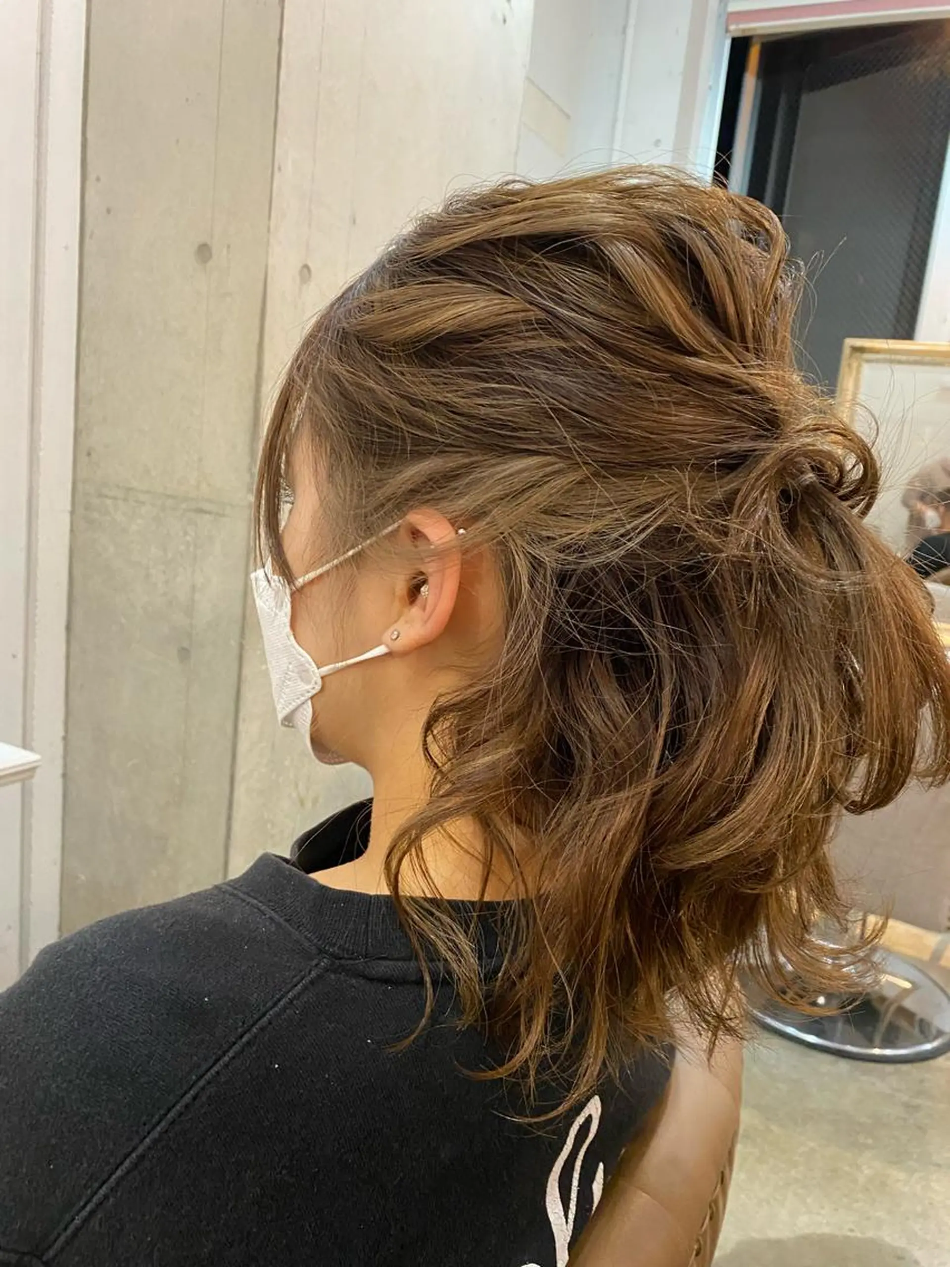 セミロング ヘアアレンジ 西田辺/ タカスナオヤのヘアスタイル