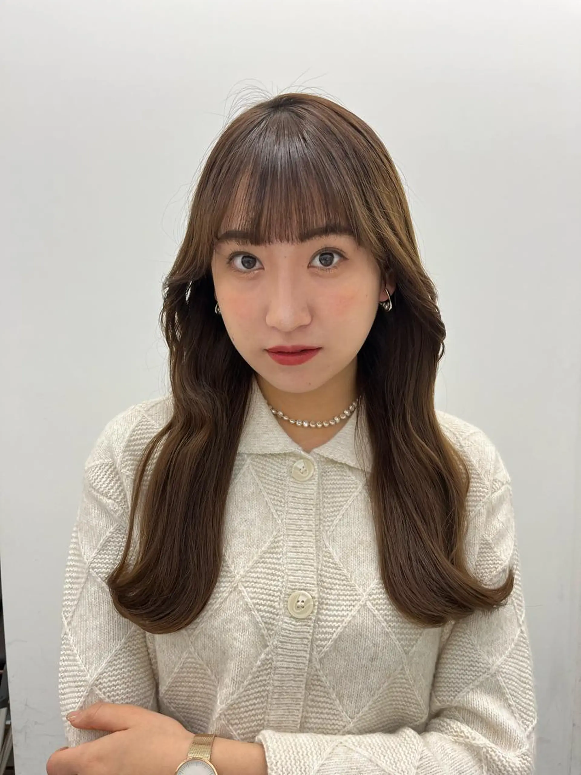 ロング 韓国ヘア／レイヤー/ 🤍ayumuのヘアスタイル