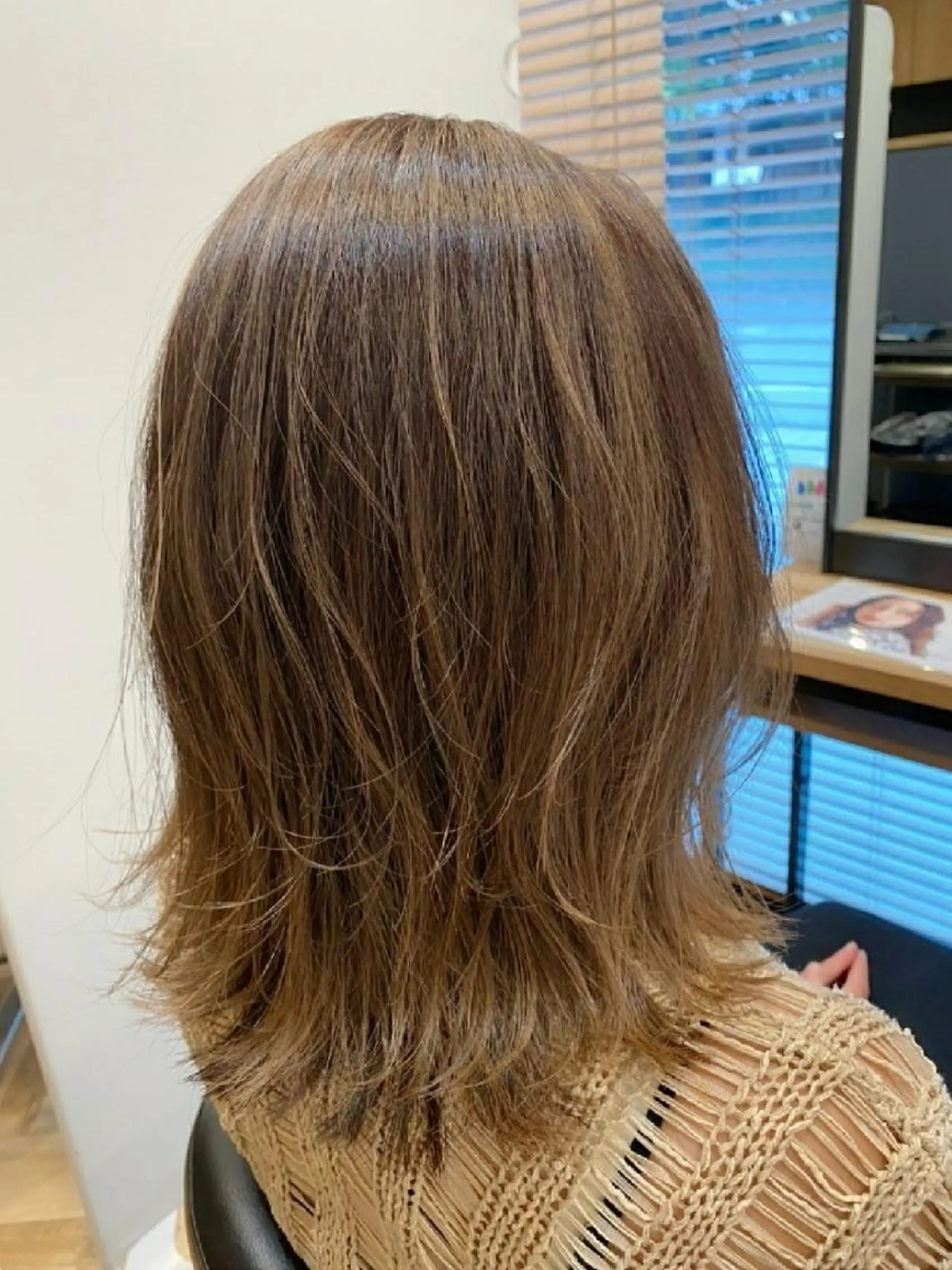 ミディアム ウルフカット カット ヘアカラー トリートメント アルター森川  義則のヘアスタイル