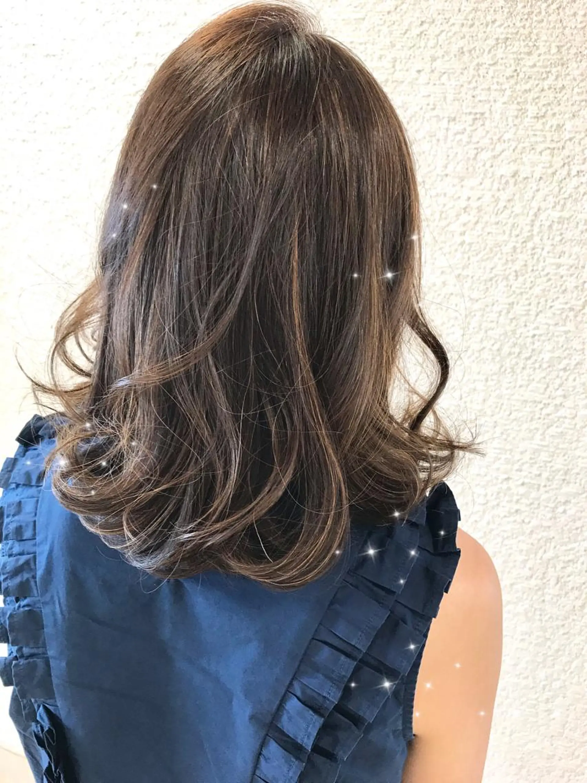 ミディアム カラー トリートメント ヘアカラー トリートメント 高橋恵🌈生え癖改善 ウルフ/レイヤーのヘアスタイル