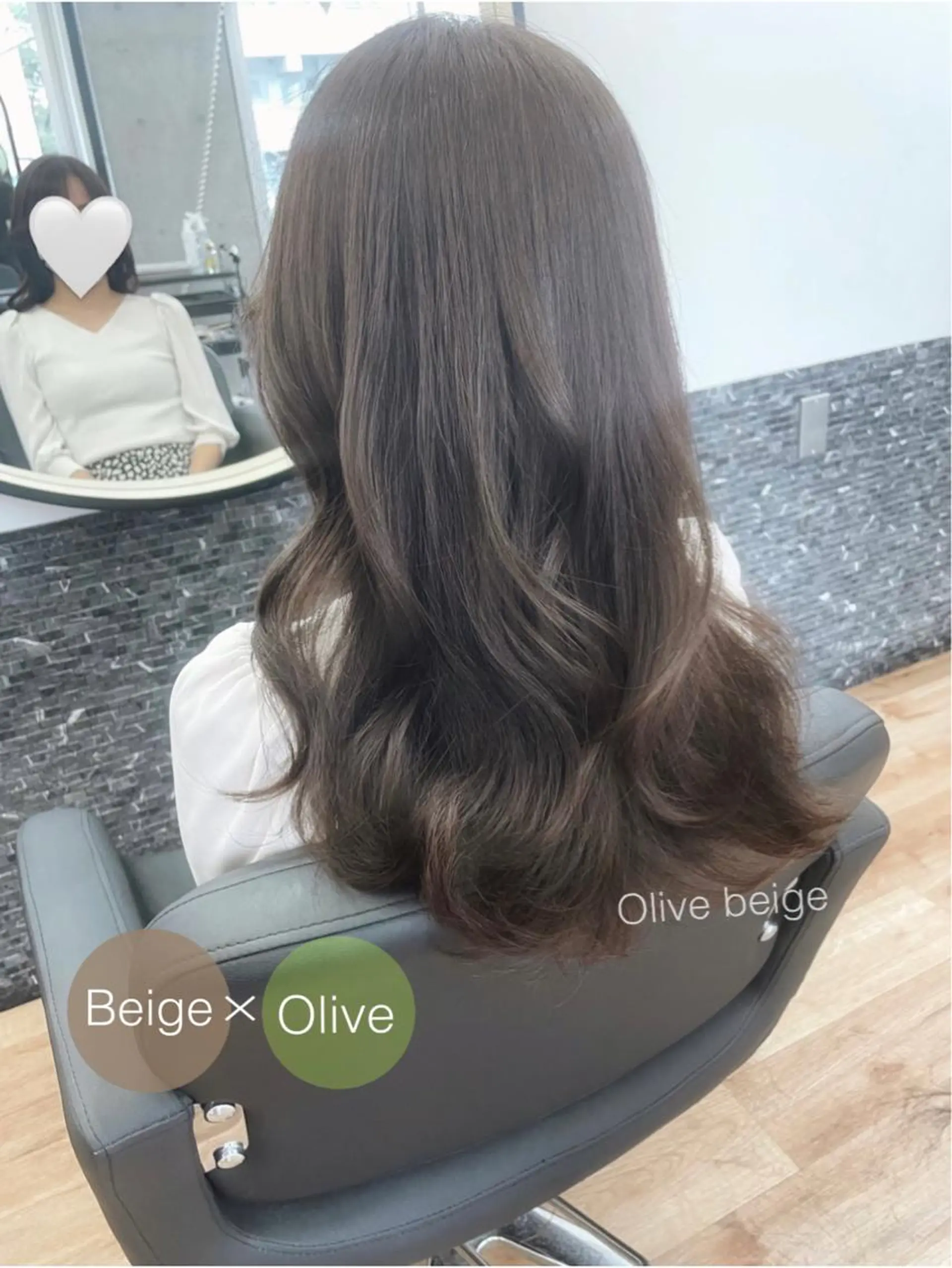 ロング カラー カット ヘアカラー トリートメント レイヤーカット、 大人可愛い　中村美羅のヘアスタイル