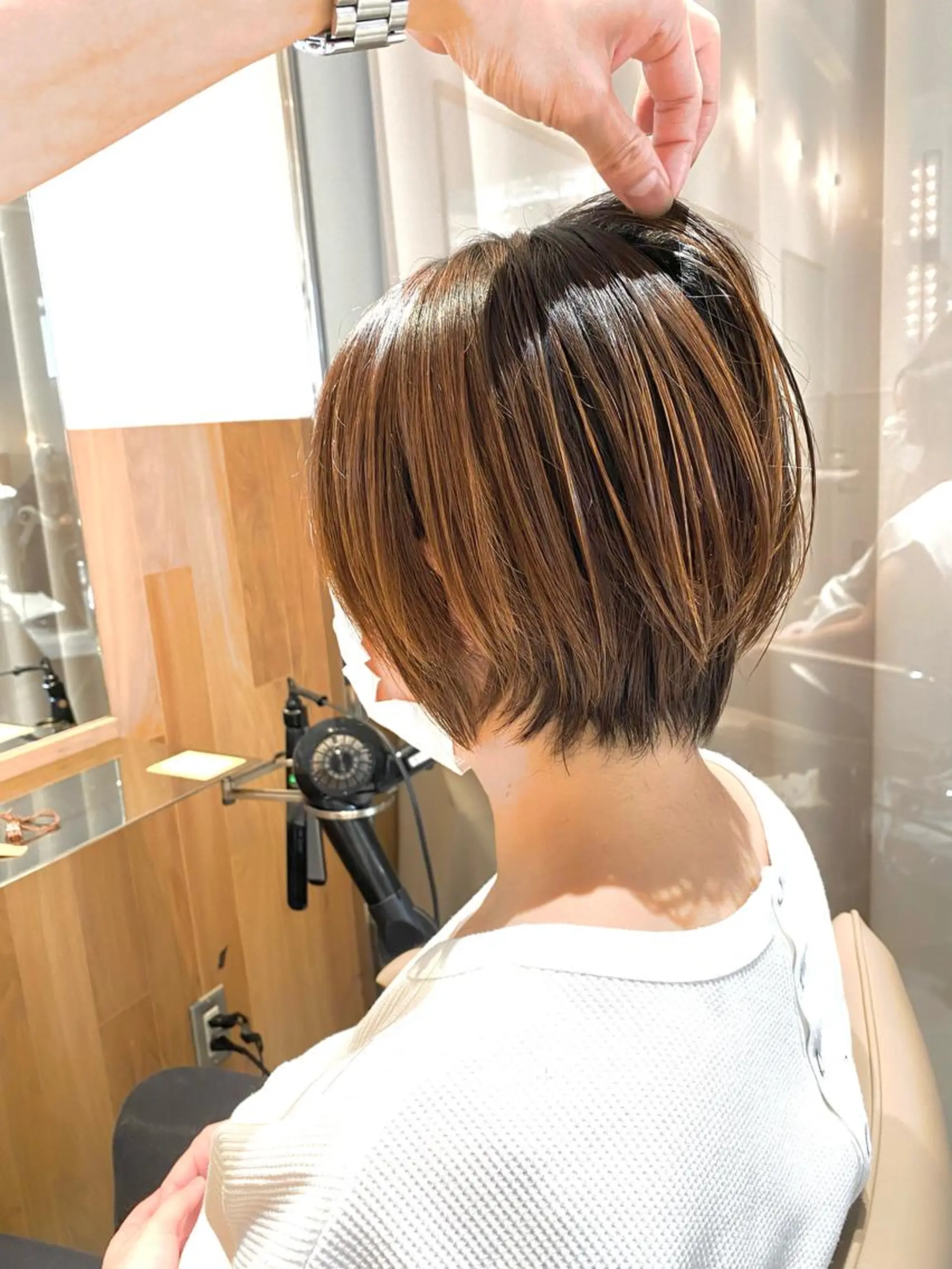 ショート カラー ショートヘア カット ヘアカラー トリートメント 谷合 貴志のヘアスタイル