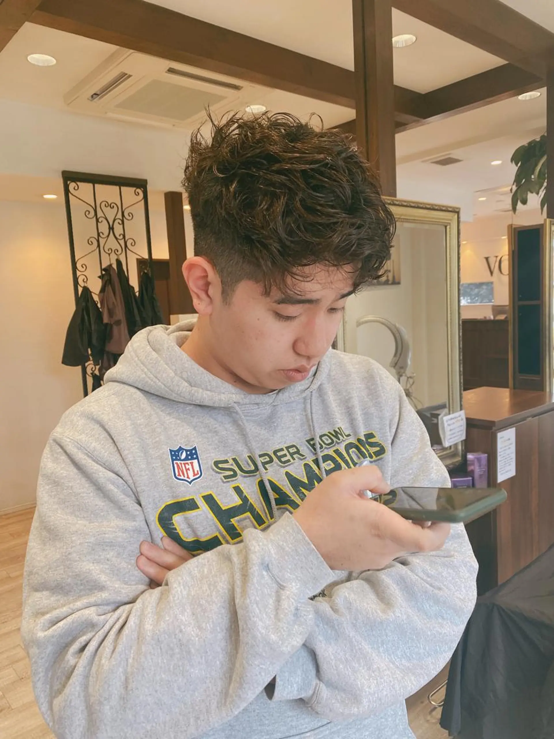 ショート くせ毛 ショートヘア 池田 健汰のヘアスタイル