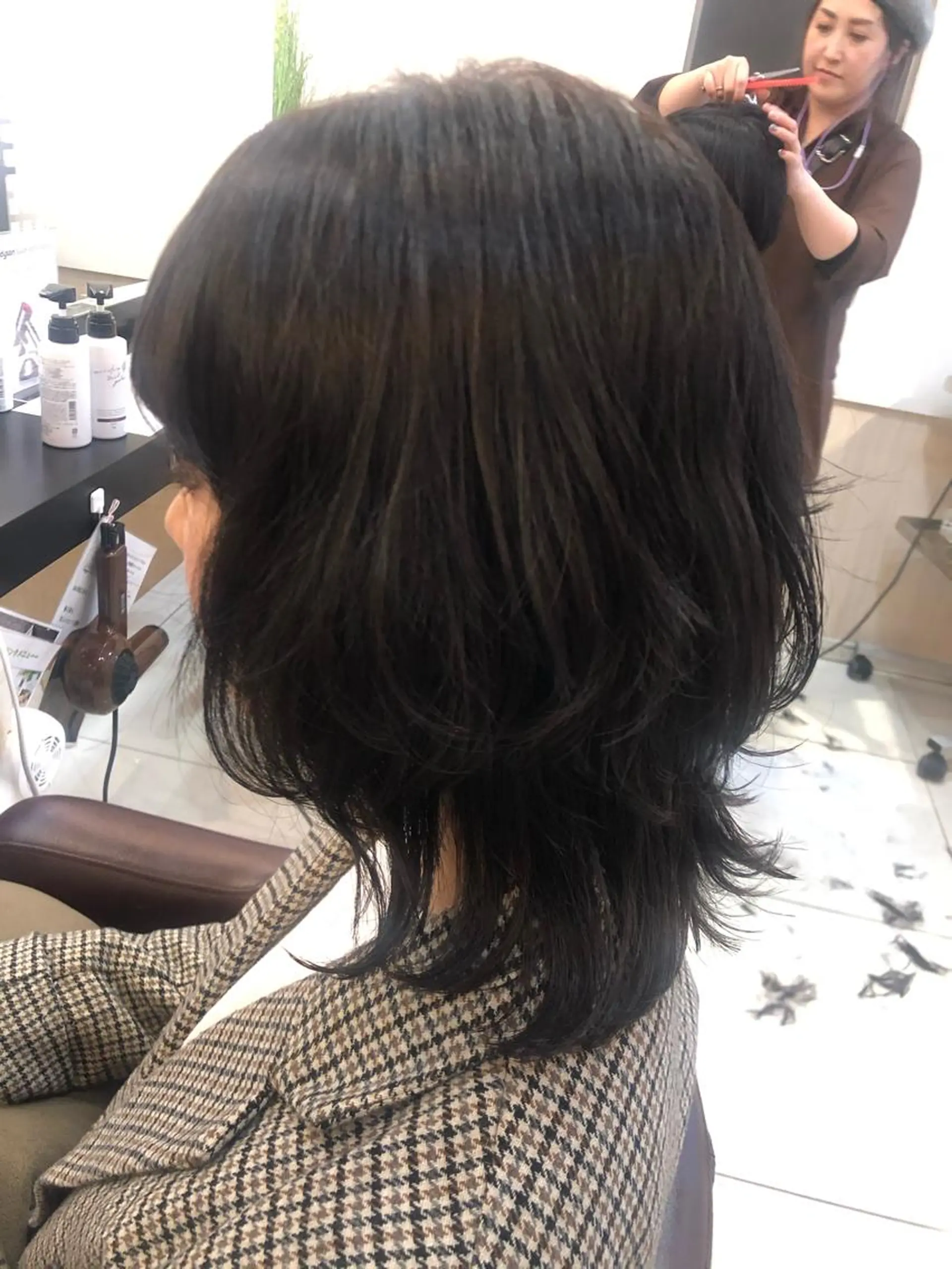 セミロング カラー パーマ リリー /Men's/パーマのヘアスタイル