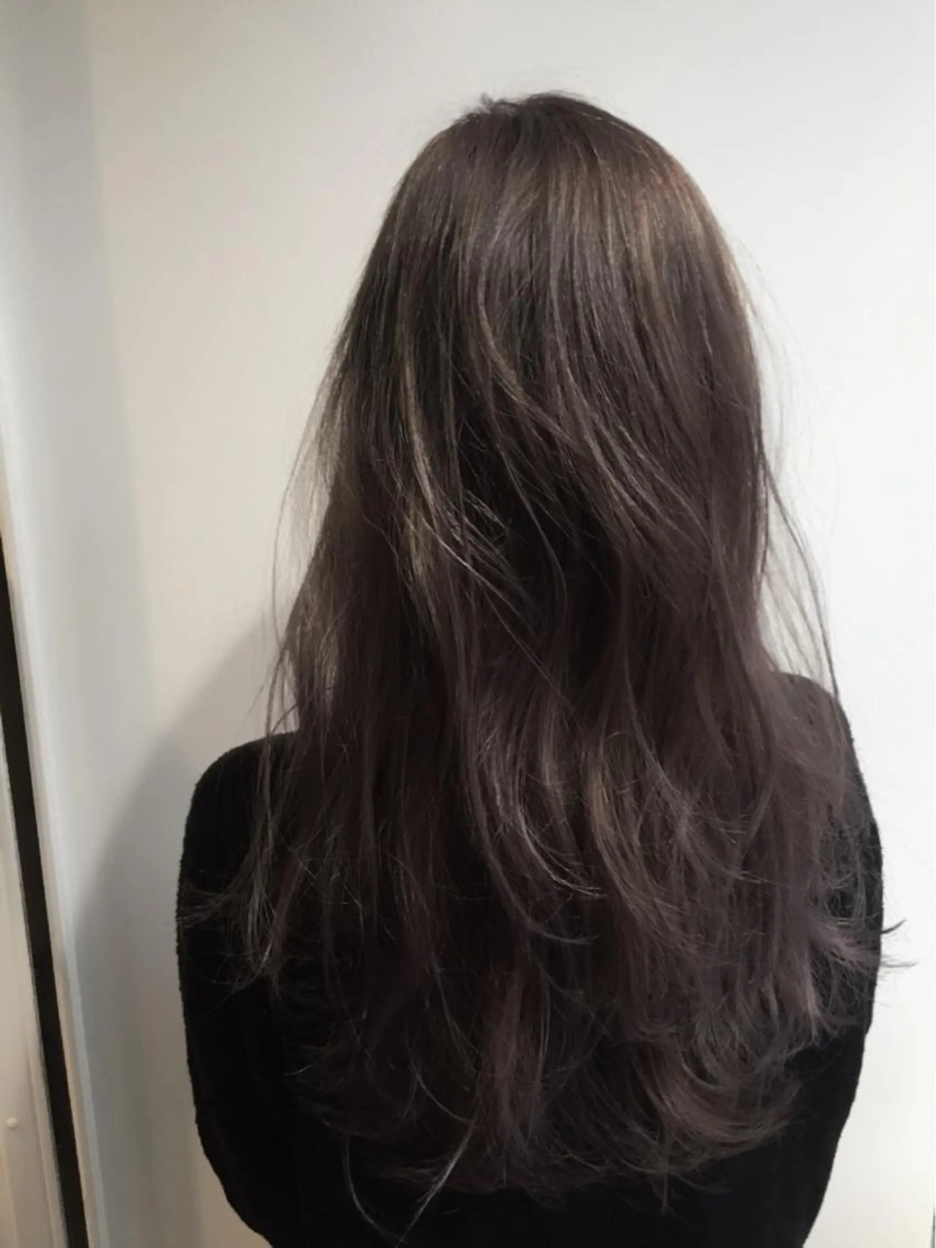 セミロング カラー パーマ ヘアアレンジ グレージュ ピンクカラー ピンクパープル パープルカラー ✨ハイクオリティ✨ 山本香也のヘアスタイル