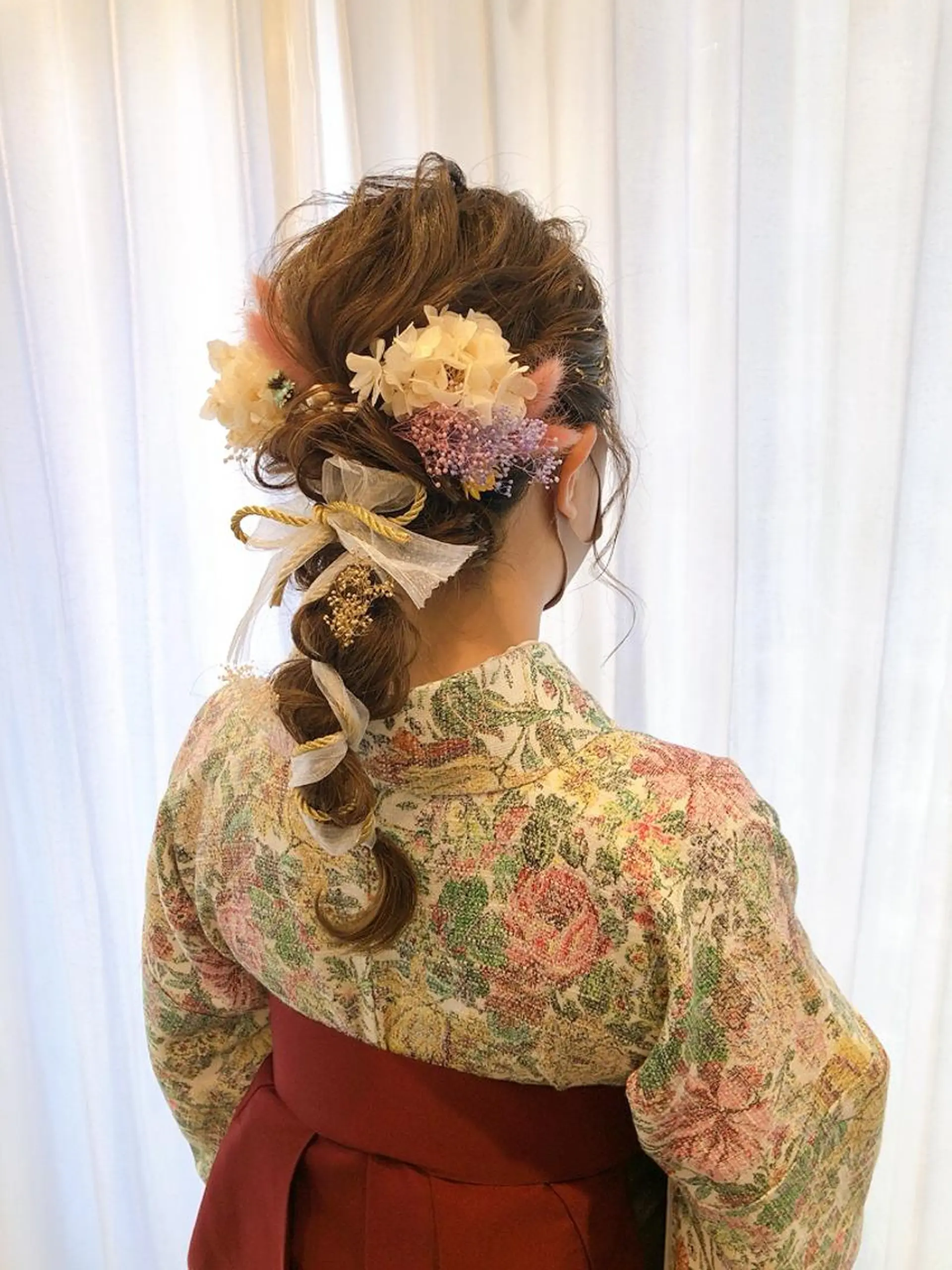 ロング ヘアアレンジ 卒業式のヘアスタイル ヘアセット 池田 みのりのヘアスタイル