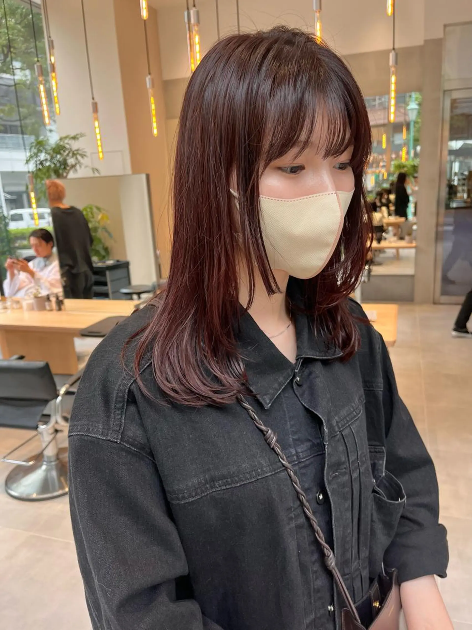 セミロング カラー カット ヘアカラー トリートメント minami🪷 暖色カラーのヘアスタイル