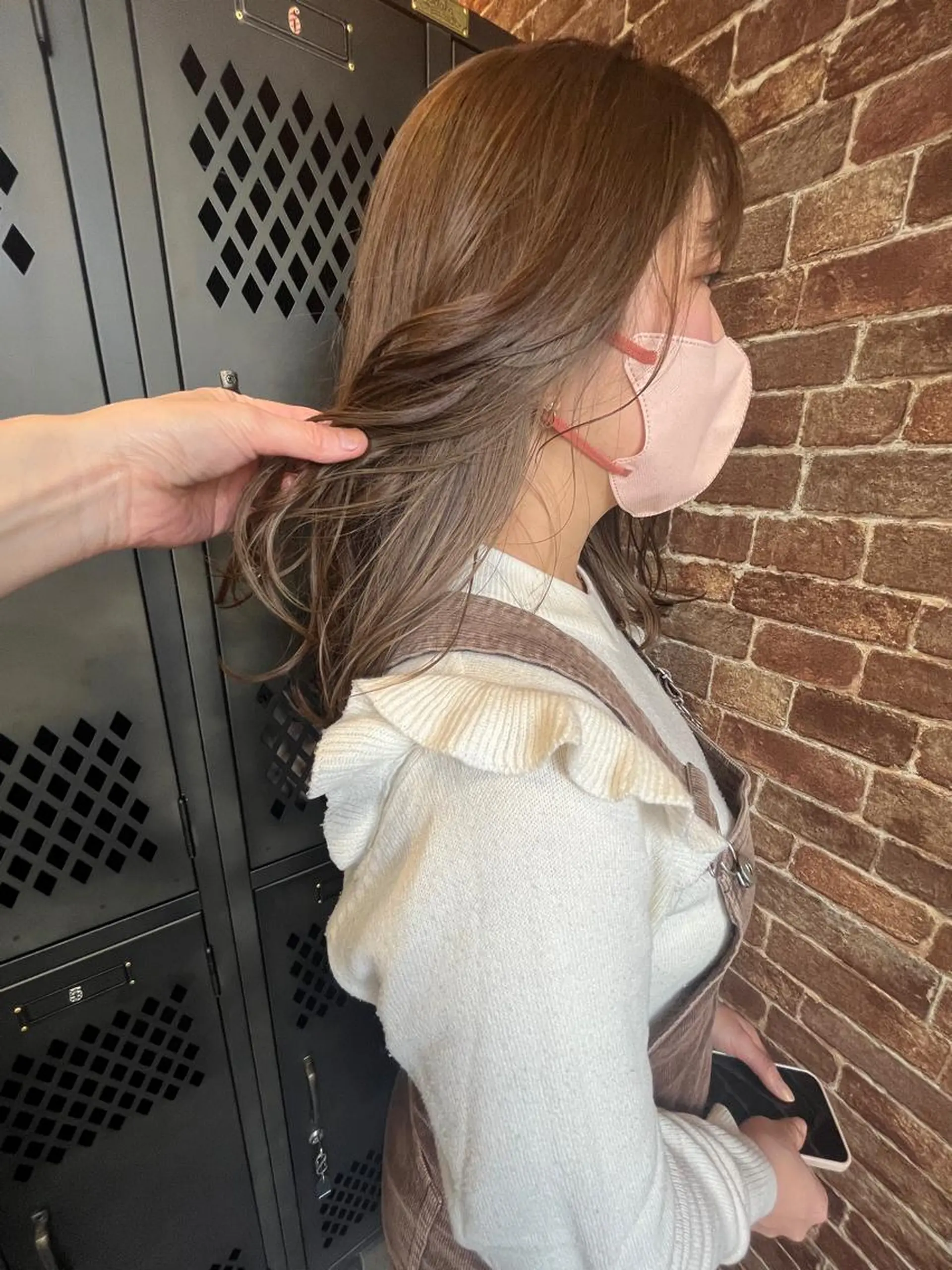 ロング カラー パーマ ヘアアレンジ メンズ キッズ ネイル マツエク・マツパ アイブロウ メンズブリーチ メンズハイライト メンズインナーカラー メンズ韓国風 ブリーチ 久木原 ゆりのヘアスタイル