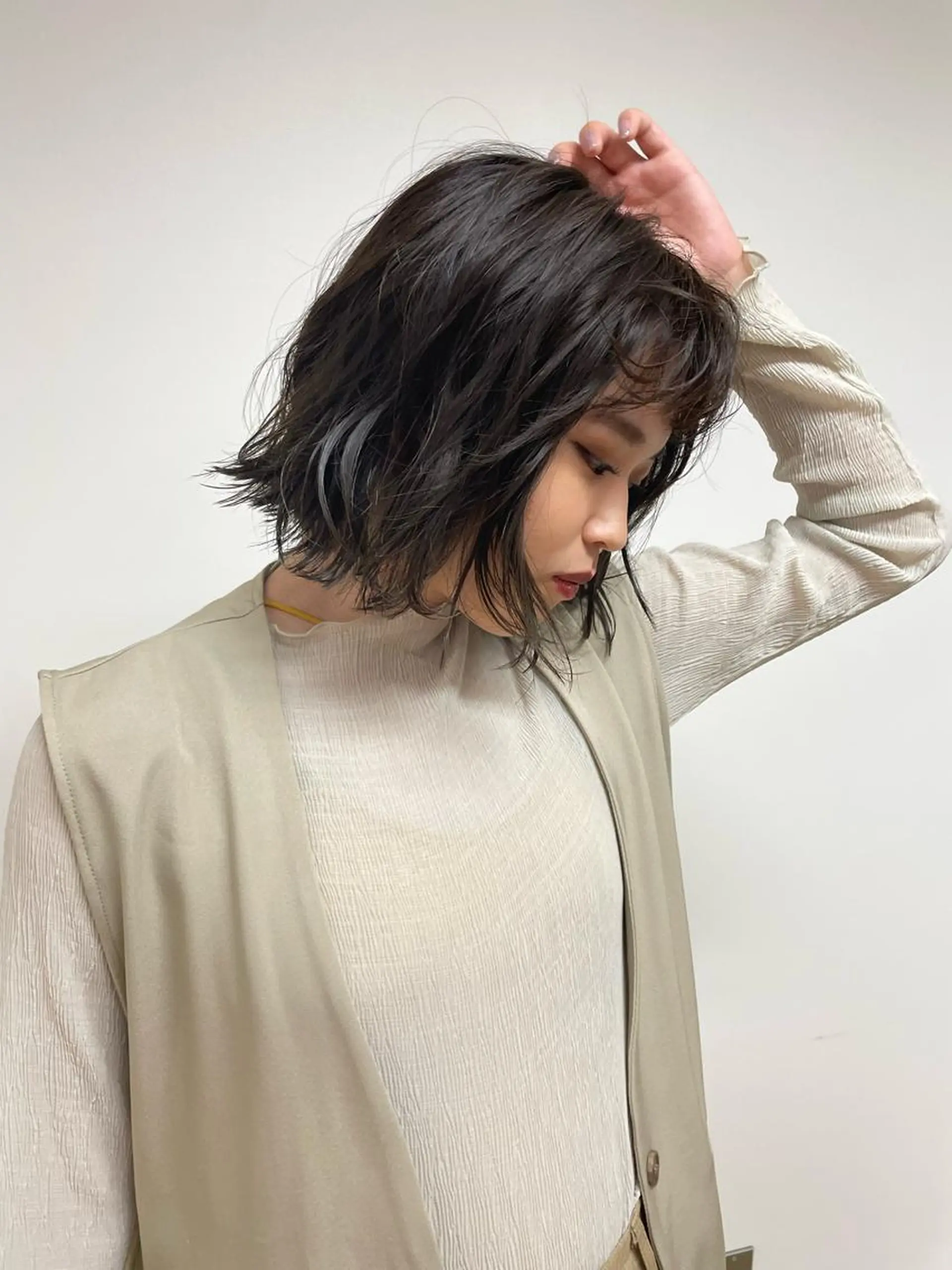 ミディアム 似合わせ 垢抜け🌟 AKINOのヘアスタイル