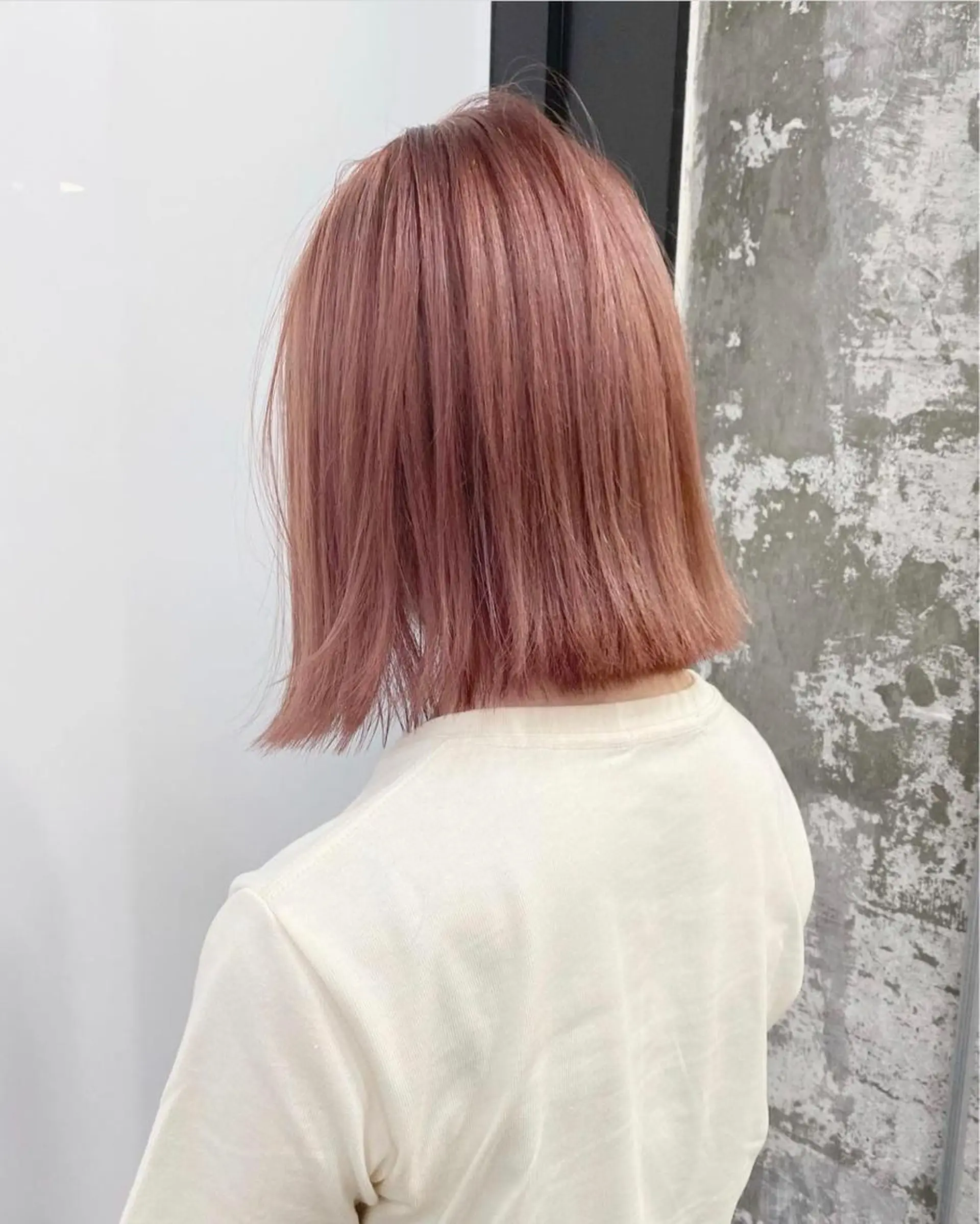 ミディアム カラー ハッシュレイヤー ༊*·˚ リナのヘアスタイル