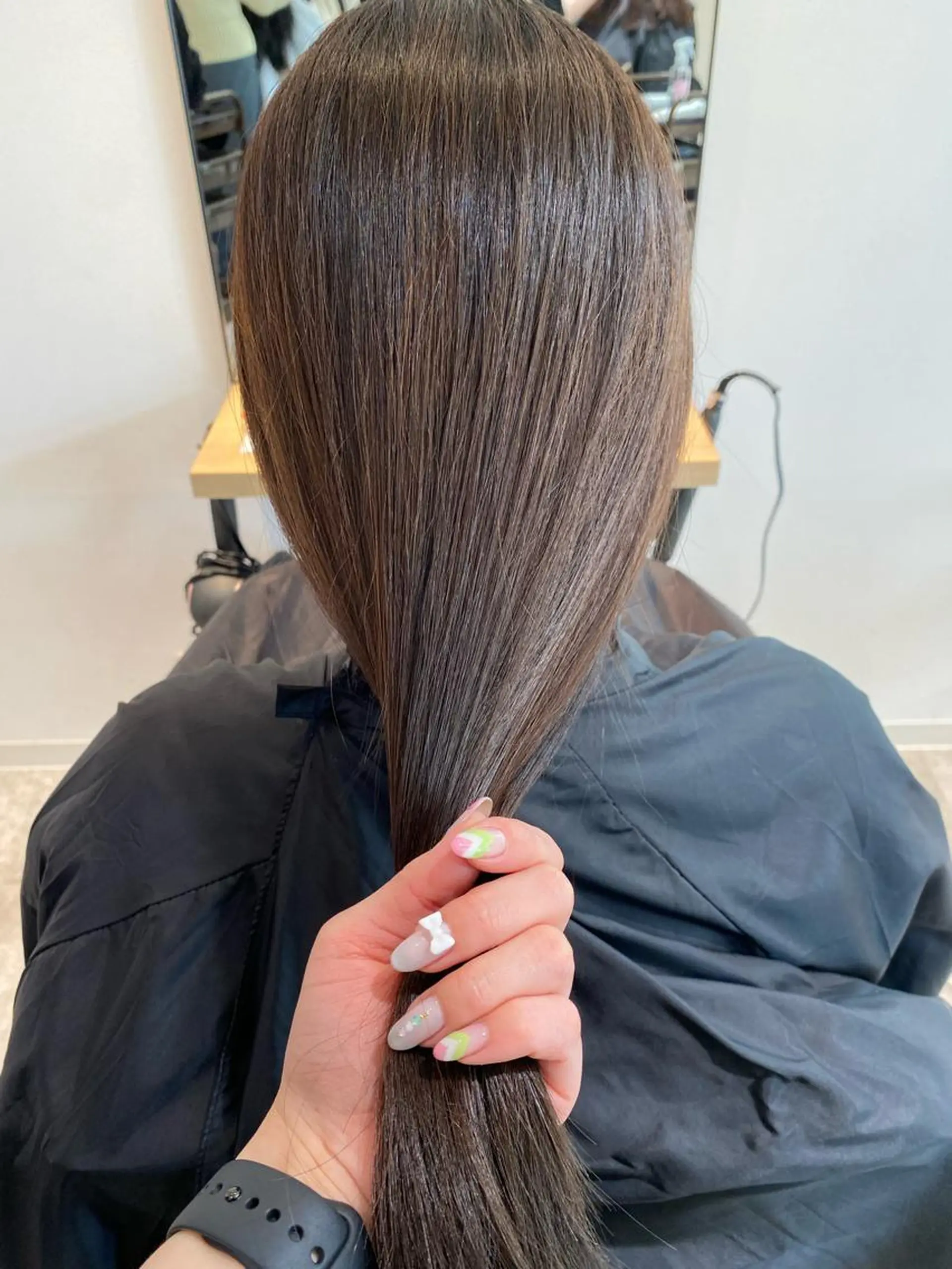 ロング カラー ベージュカラー モカベージュ オスズ 🎀´-のヘアスタイル