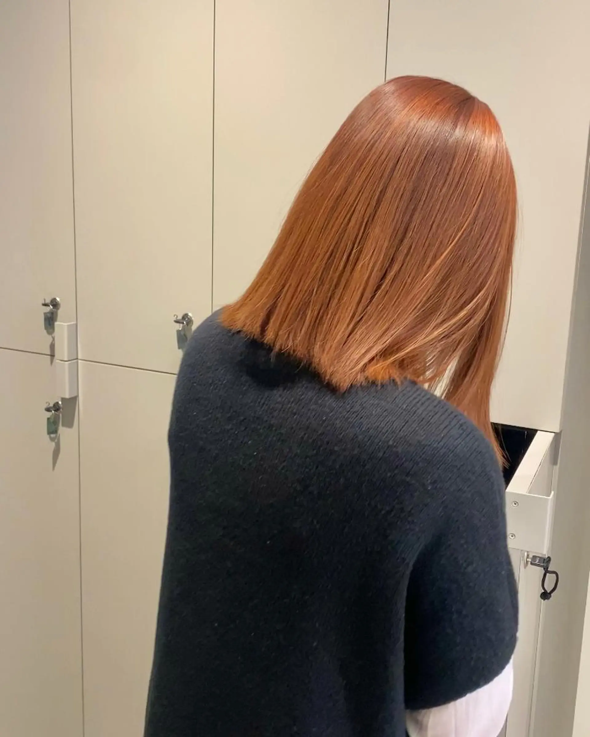 ミディアム パーマ カット 縮毛矯正 トリートメント noa/ 渋谷のヘアスタイル