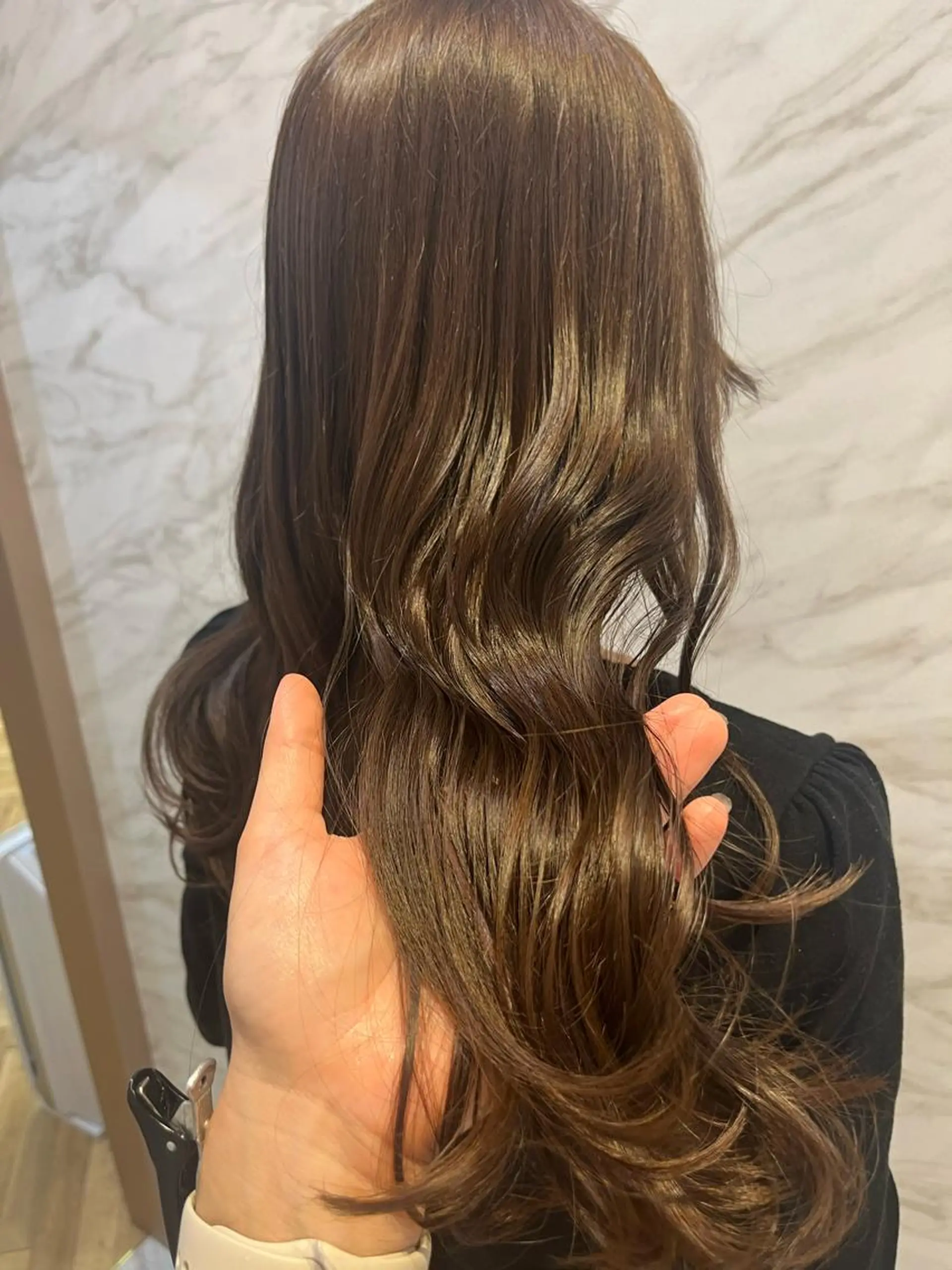 ロング カラー ヘアカラー hair salon AcRo 青山所属・表参道/髪質改善/ 大人ボブ/高野紅のヘアスタイル