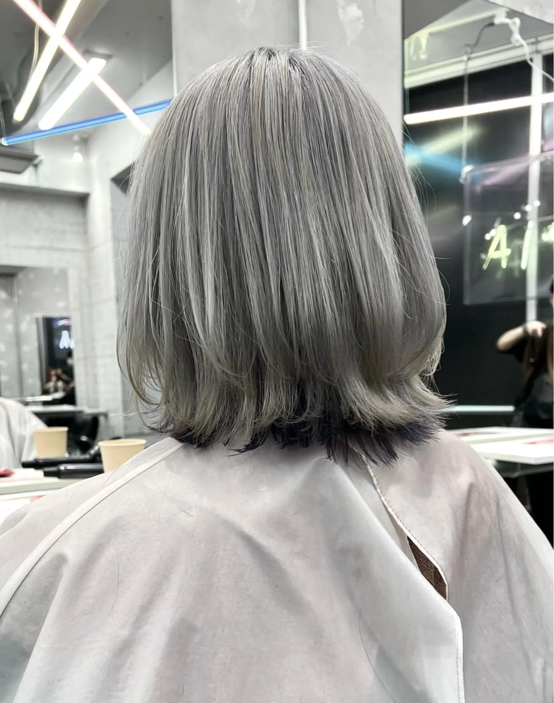 セミロング カラー ヘアアレンジ 🐺ウルフの神🐺 /カラー/けいすけのヘアスタイル