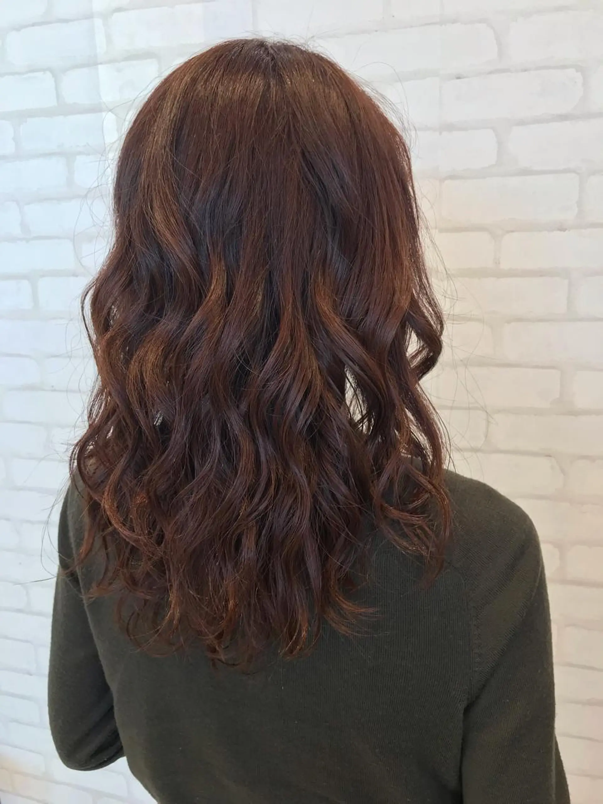 ロング カラー 中川 拓弥のヘアスタイル