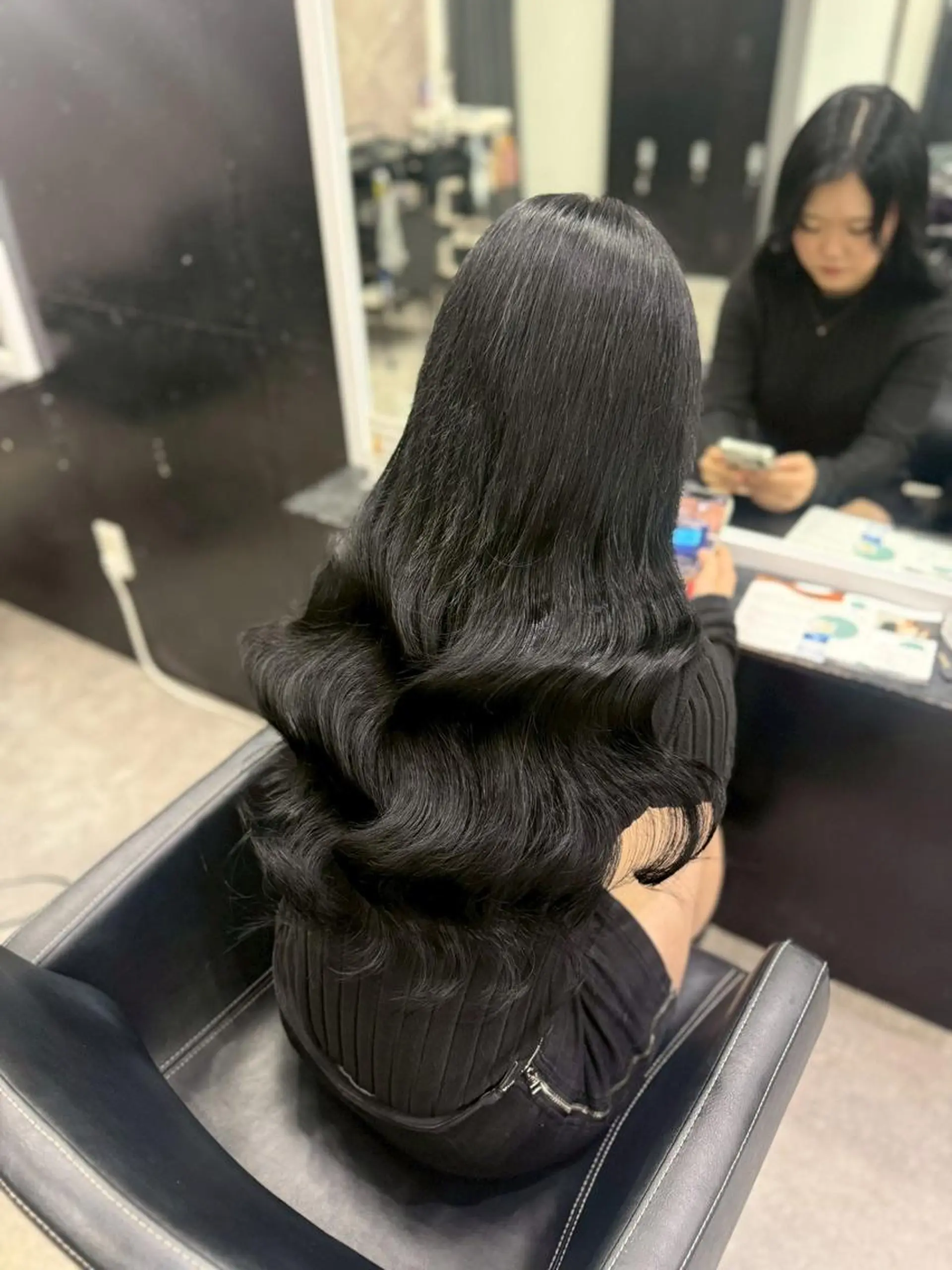 ロング エクステ RIN シールエクステのヘアスタイル