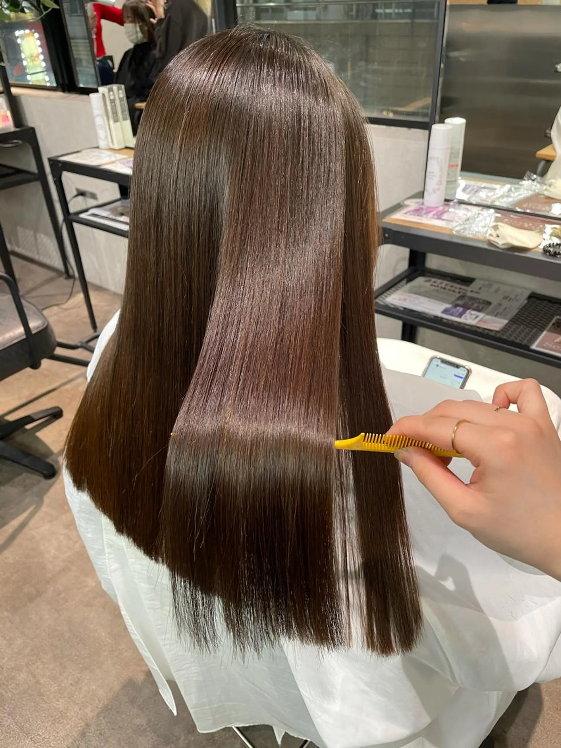 ロング カラー 髪質改善 トリートメント トリートメント ナチュラル透明感🌱 小山美樹子のヘアスタイル